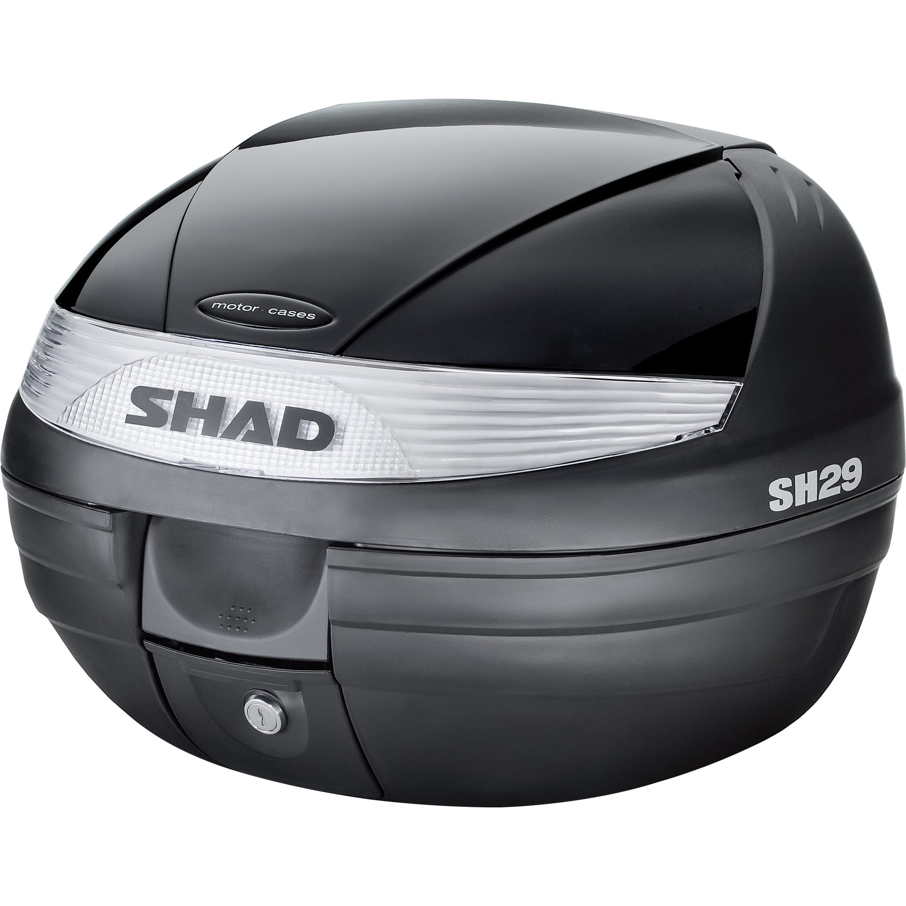 Shad Deckelcover für SH29 Topcase schwarz metallic lackiert - Motorradzubehör - Motorradgepäck