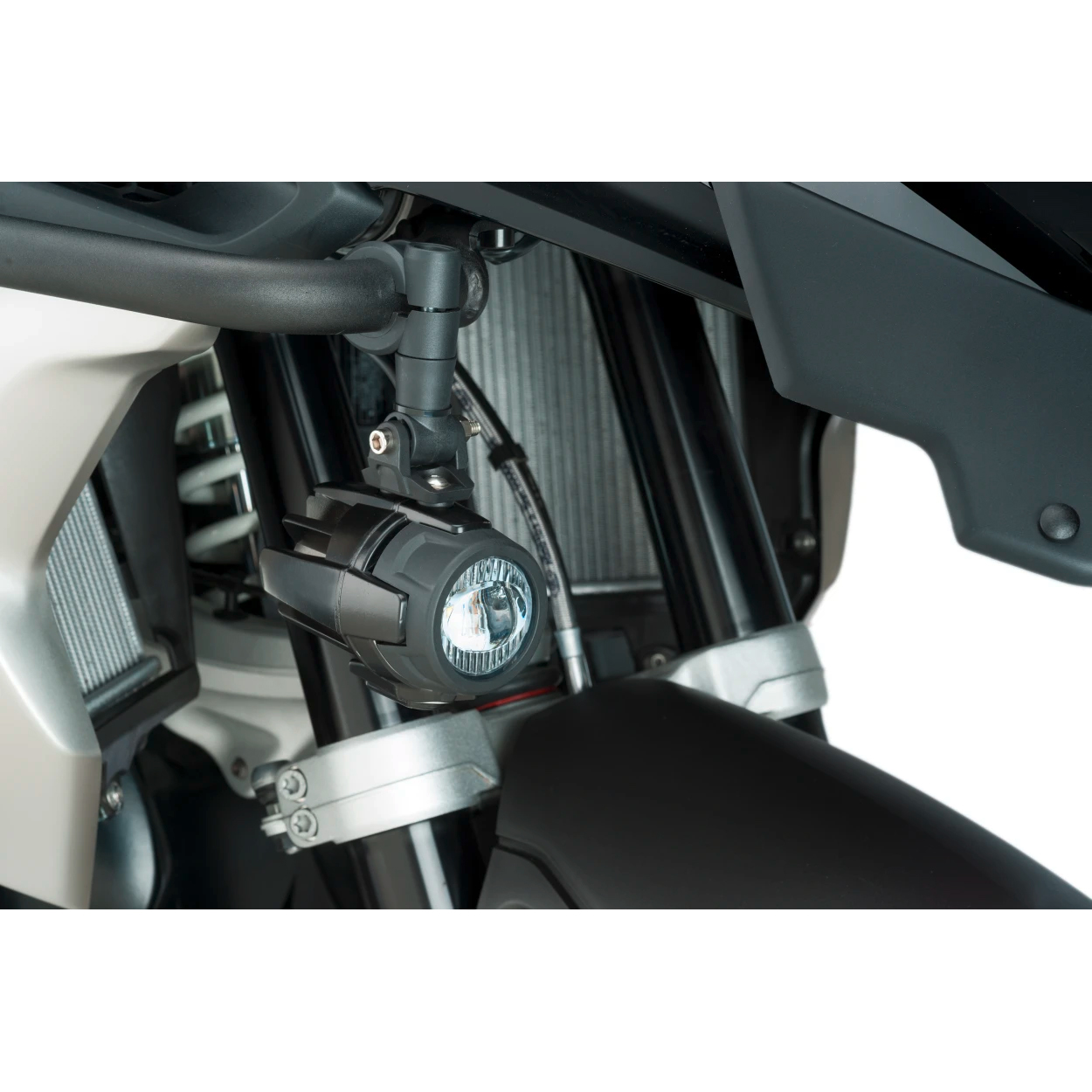 Puig additional fog light pair kit with switch for Ø23-25mm