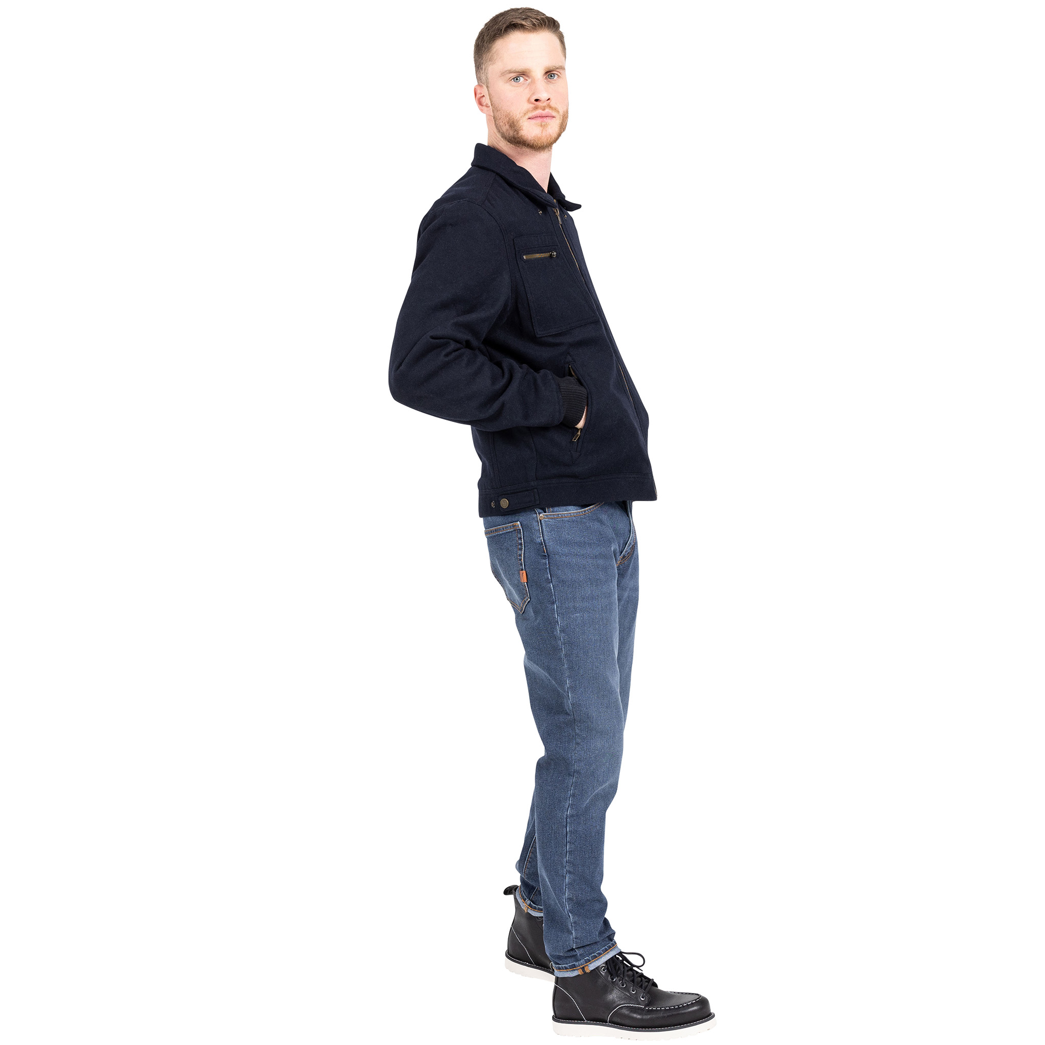 John Doe-Escape Wolljacke blau XL-0000458005003011