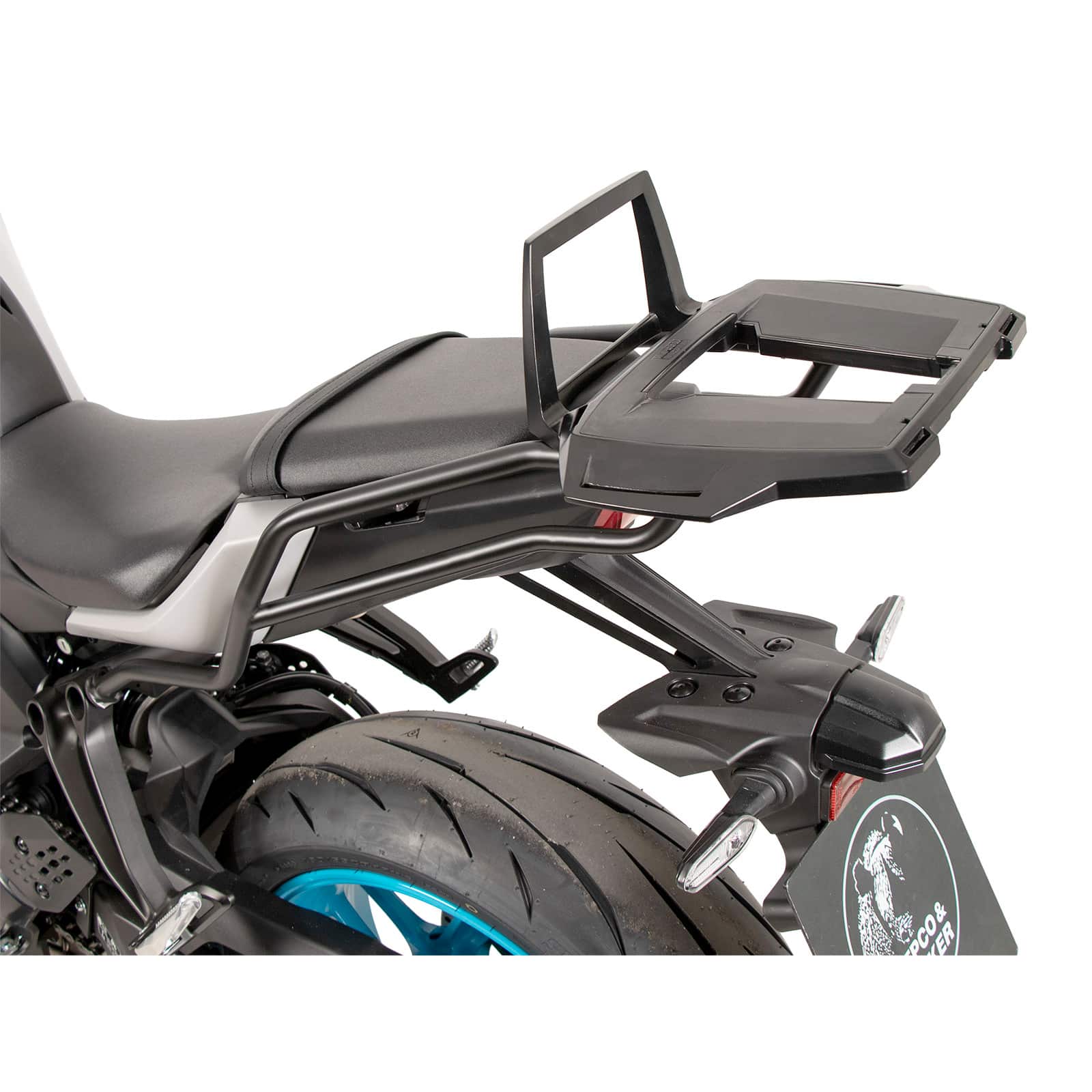 Hepco & Becker Gepäckbrücke Alurack schwarz für Yamaha MT-07 2025- - Motorradzubehör - Motorradgepäck