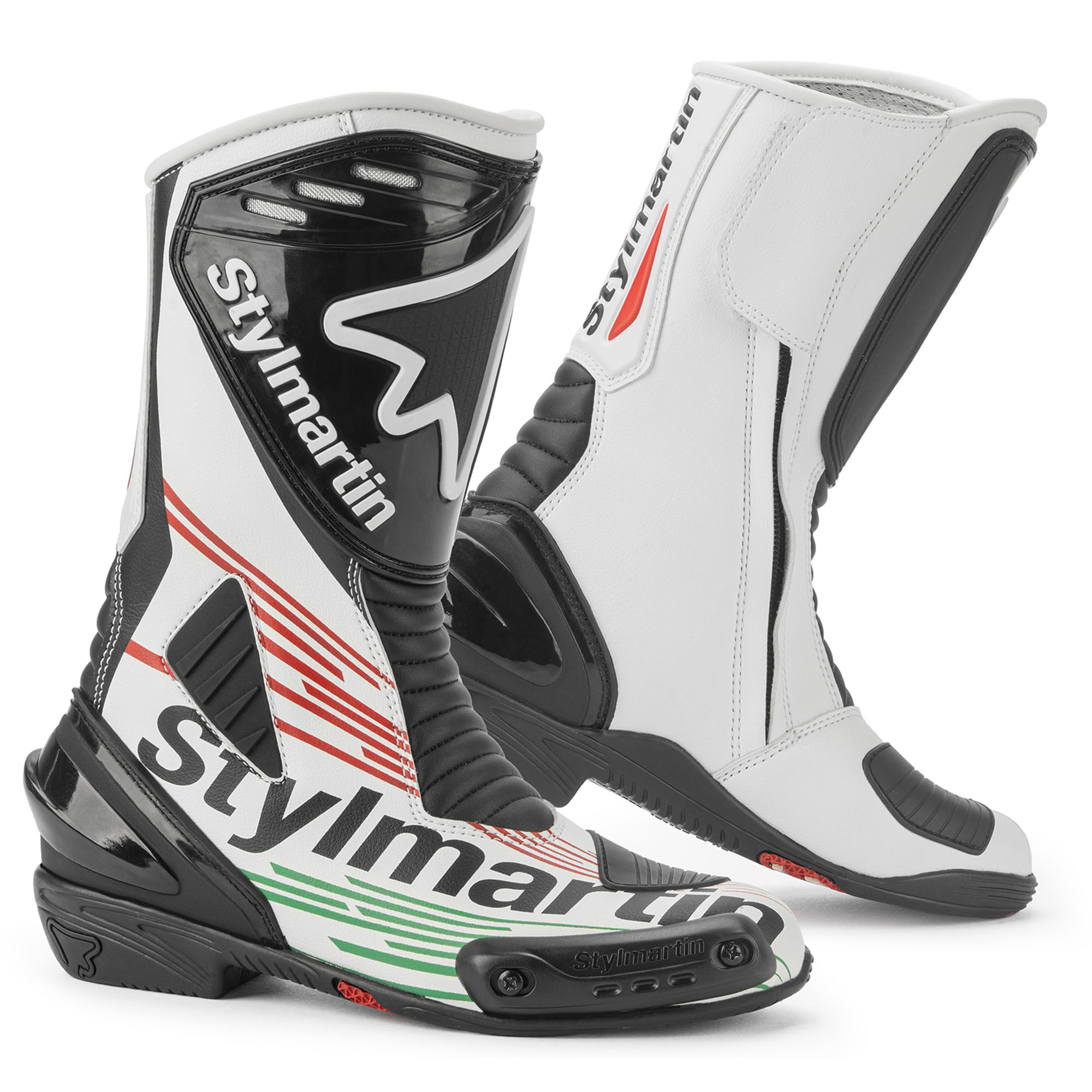 Stylmartin-Dream RS Evo Kinder Motorradstiefel weiß/schwarz 35-0001840999114735
