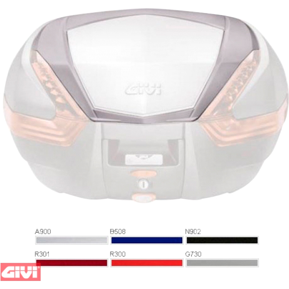 Givi Deckelcover CV47R300 Ferrari rot für V47/V56 - Motorradzubehör - Motorradgepäck