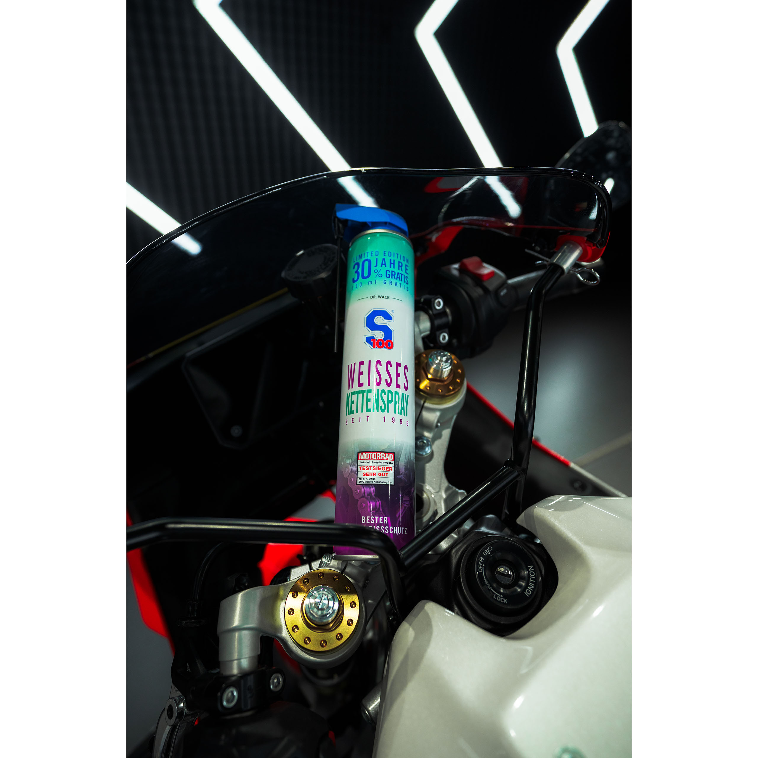 S100-Weißes Kettenspray Jubiläumsedition 520 ml-0002262238000078