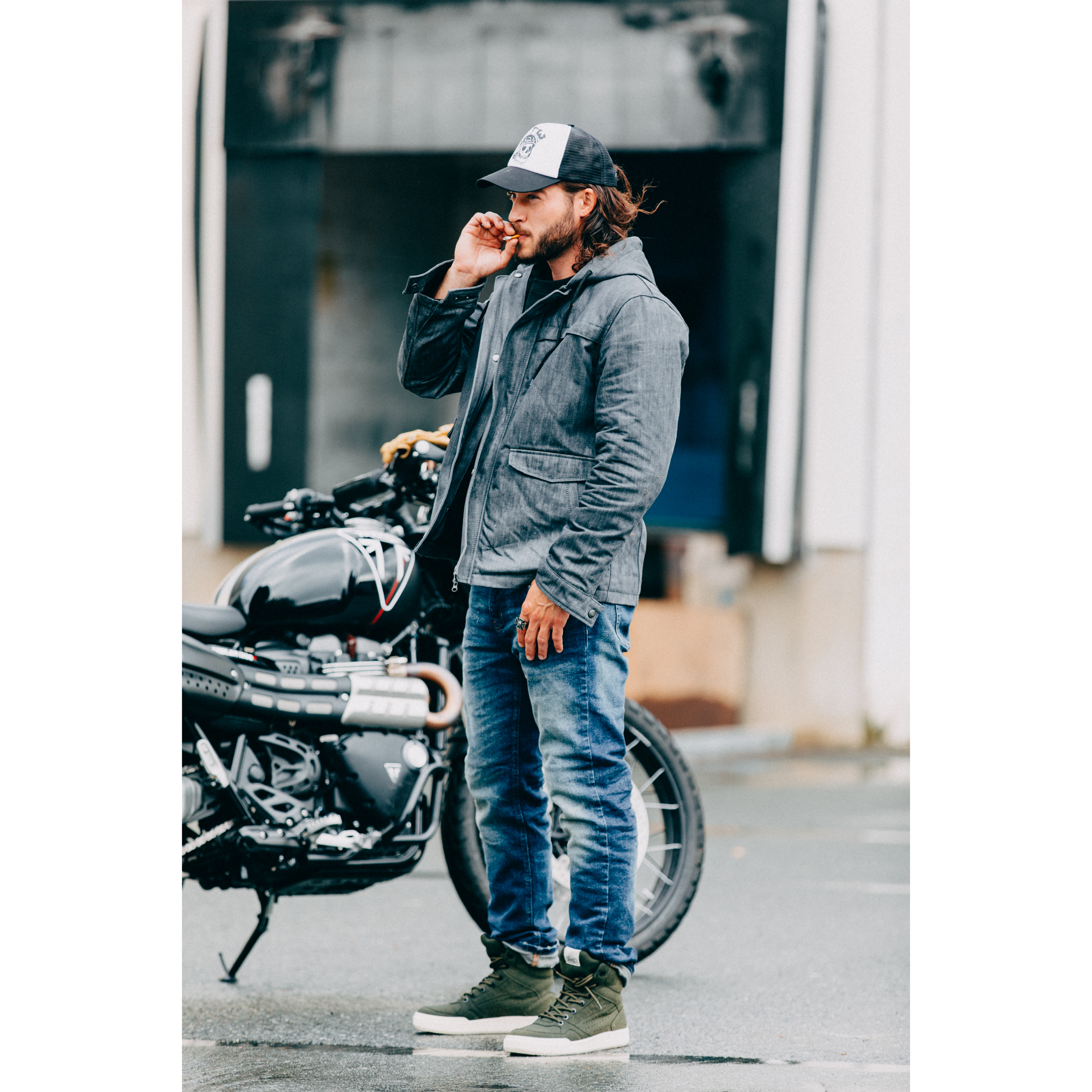 Spirit Motors-Brilliant Brantley Textiljacke anthrazit-2016841999010