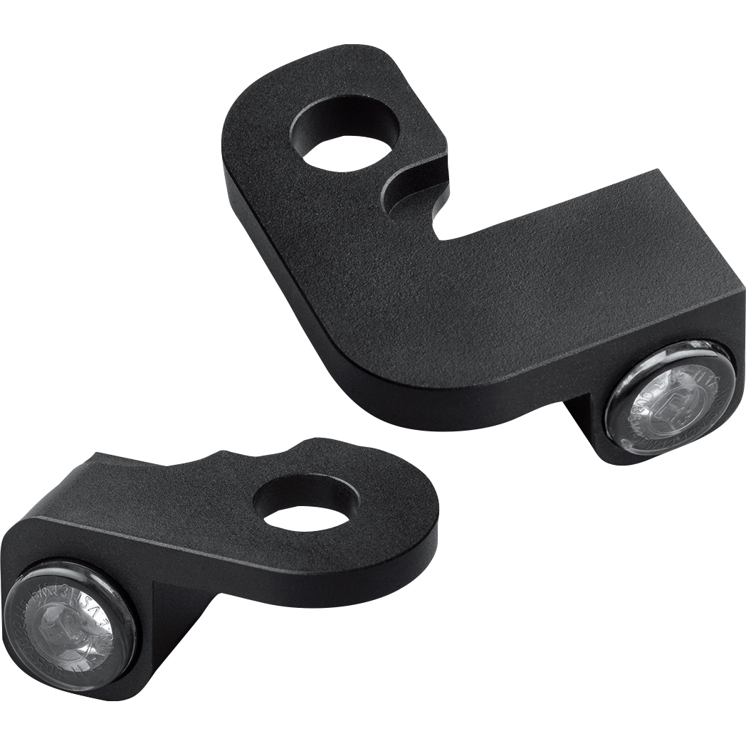 HeinzBikes LED Blinker/Positionslichtpaar Nano für Softail 90-14 schwar - Motorradteile & Ersatzteile - Beleuchtung