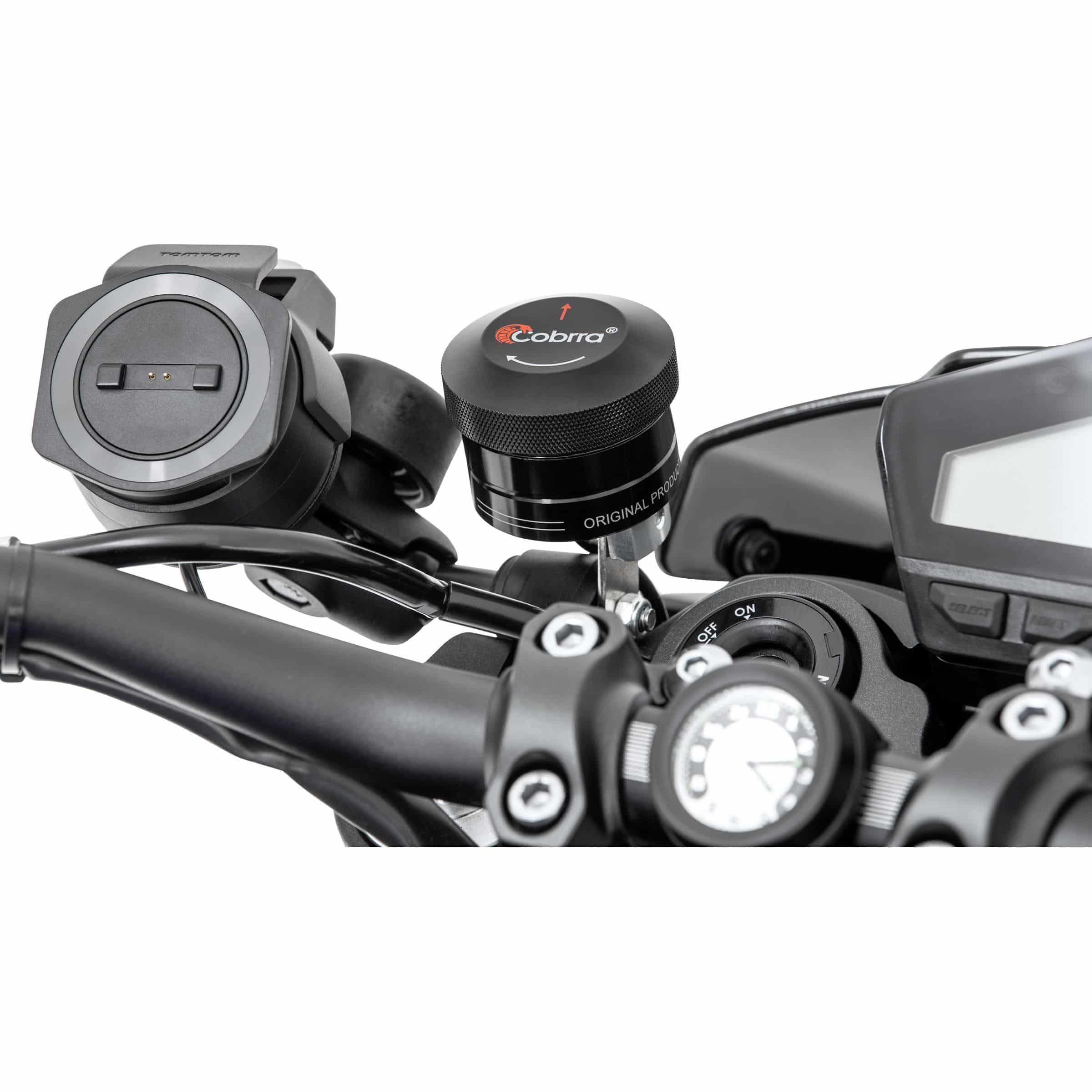 Cobrra Kettenschmiersystem Nemo 2 Aluminium schwarz - Motorradzubehör - Öle & Schmiermittel - Farbe: Weiß