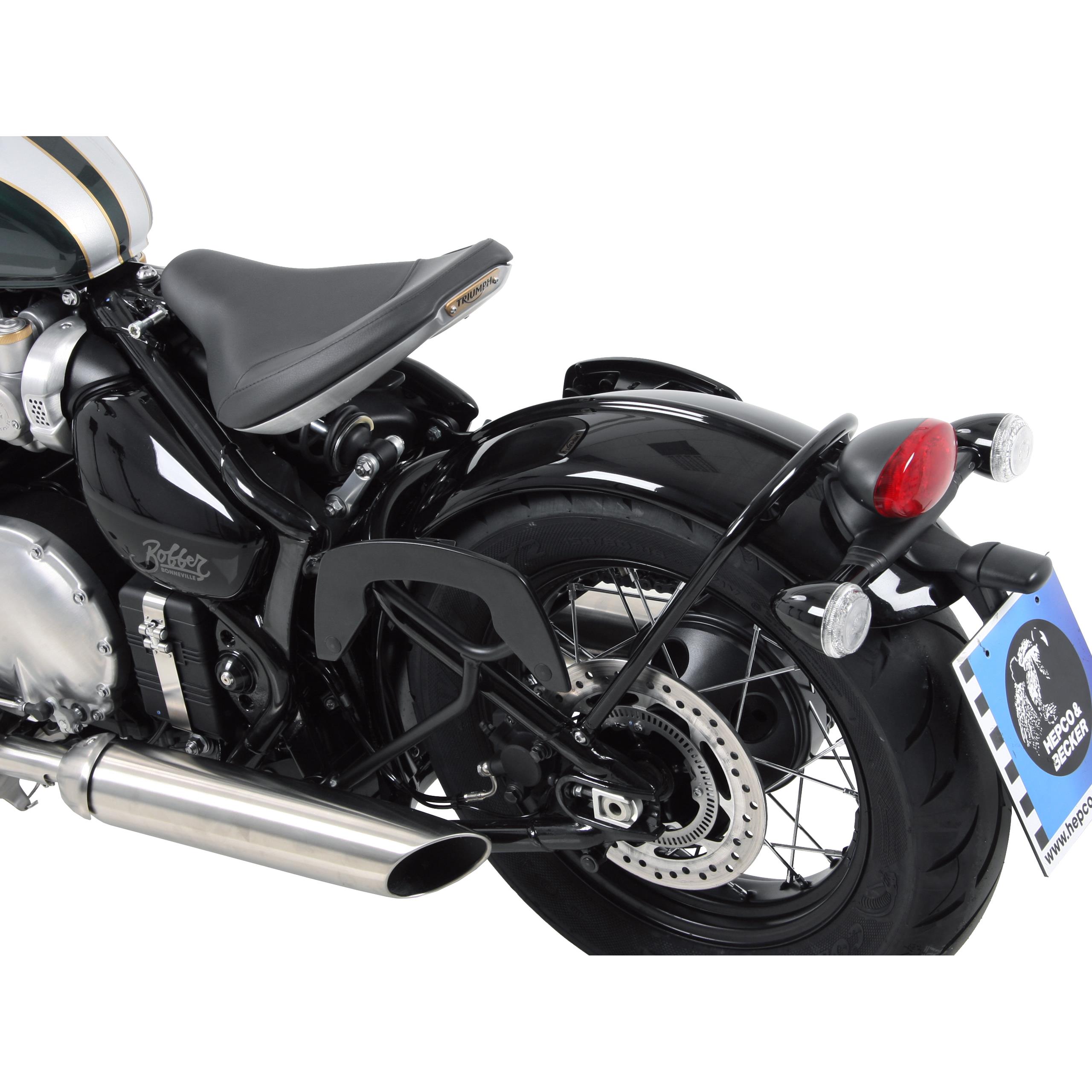 Hepco & Becker-C-Bow Seitentaschenhalter schwarz für Bonneville Bobber-5686341199999213