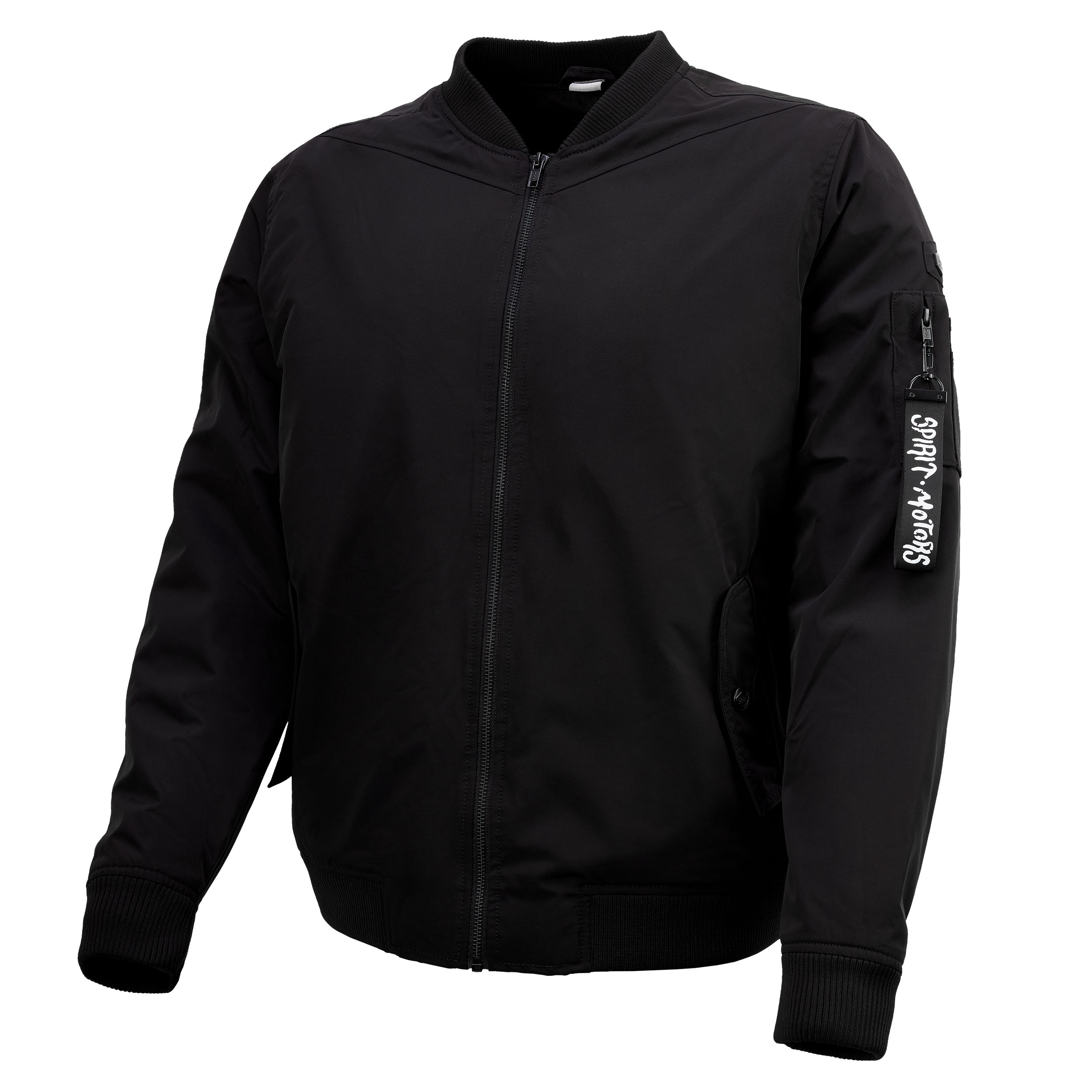 Spirit Motors-Dana Damen Bomber Motorradjacke schwarz XXL-0001667999001012