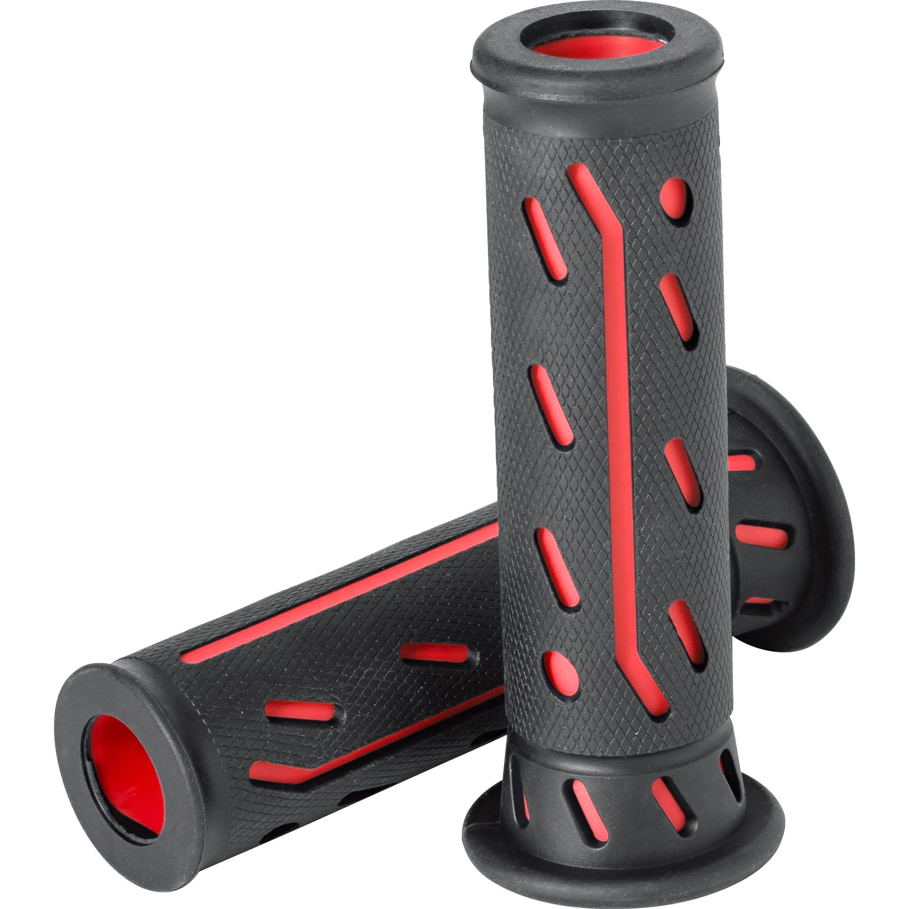 Hashiru-Griffgummipaar ST03 für 22mm schwarz/rot-5724851086001902