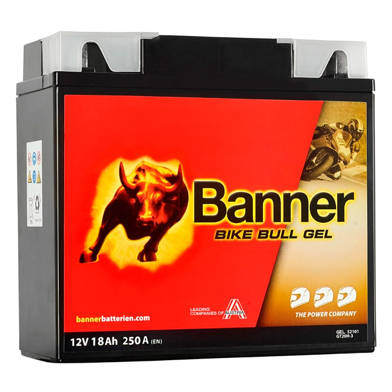 Banner Batterie Bike Bull GEL 52101, 12V, 18Ah (GT20H-3) - Motorradteile & Ersatzteile - Batterien