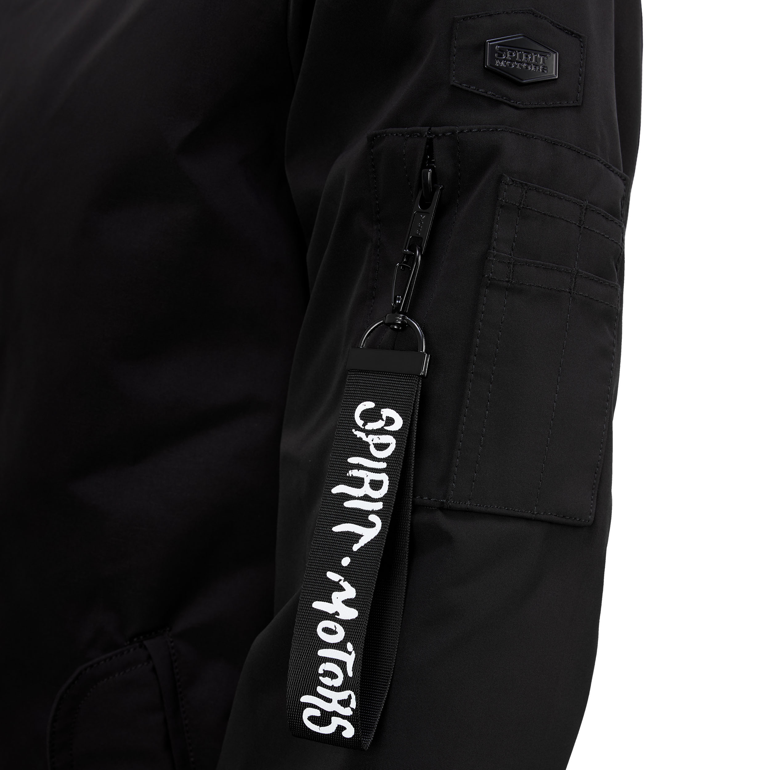 Spirit Motors-Dana Damen Bomber Motorradjacke schwarz XXL-0001667999001012