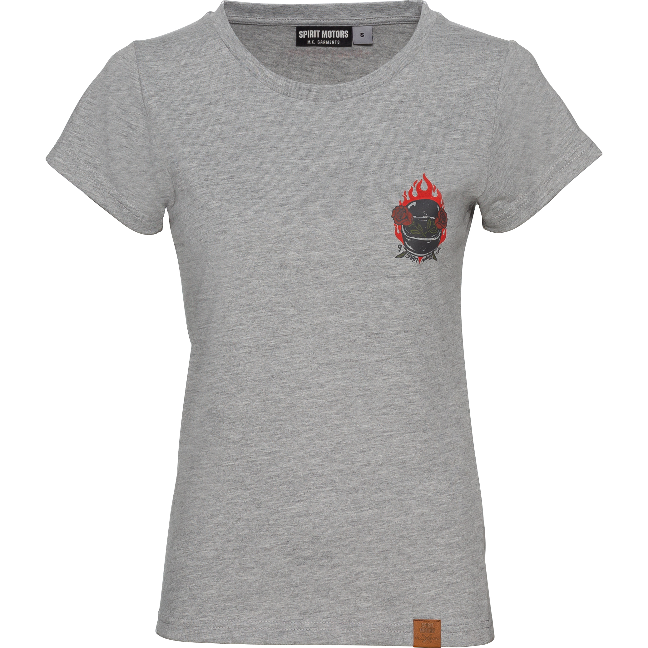 Spirit Motors Eager Ellie Damen T-Shirt grau M - Cafe Racer Welt -