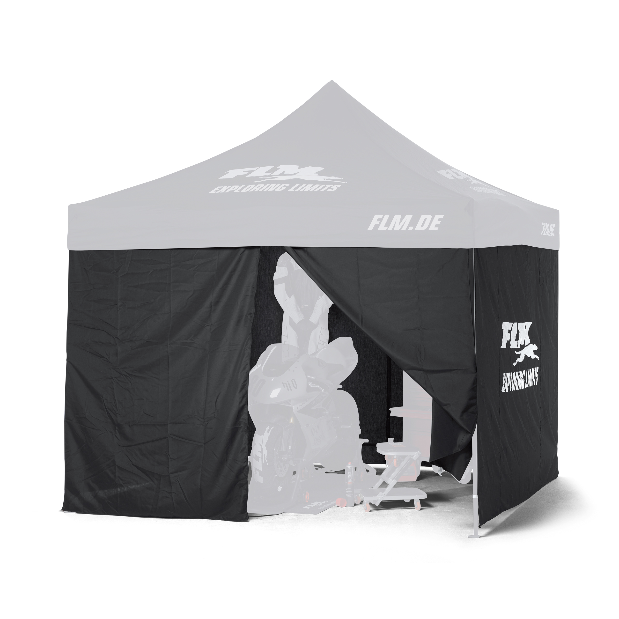 FLM-Seitenwände für Racing Zelt 5734711206001070-5734731206001071
