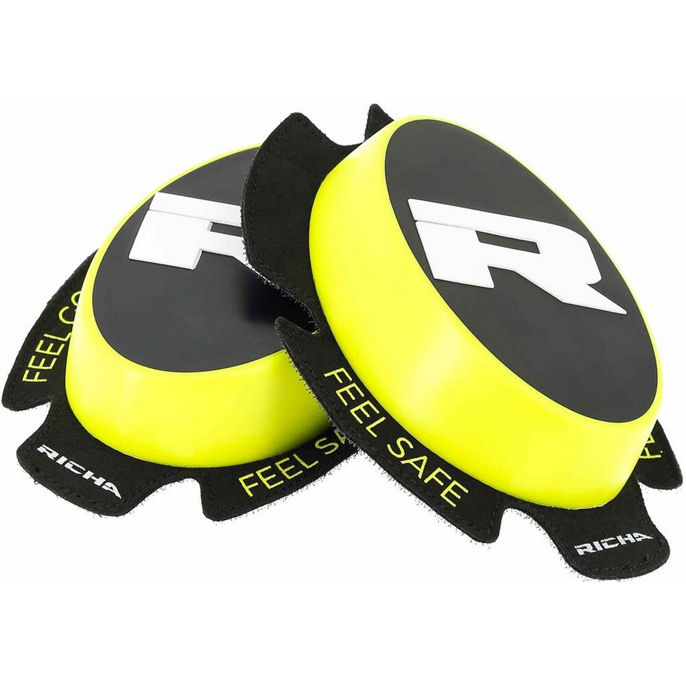 Richa-Knee Sliders R fluo gelb-0001836999103