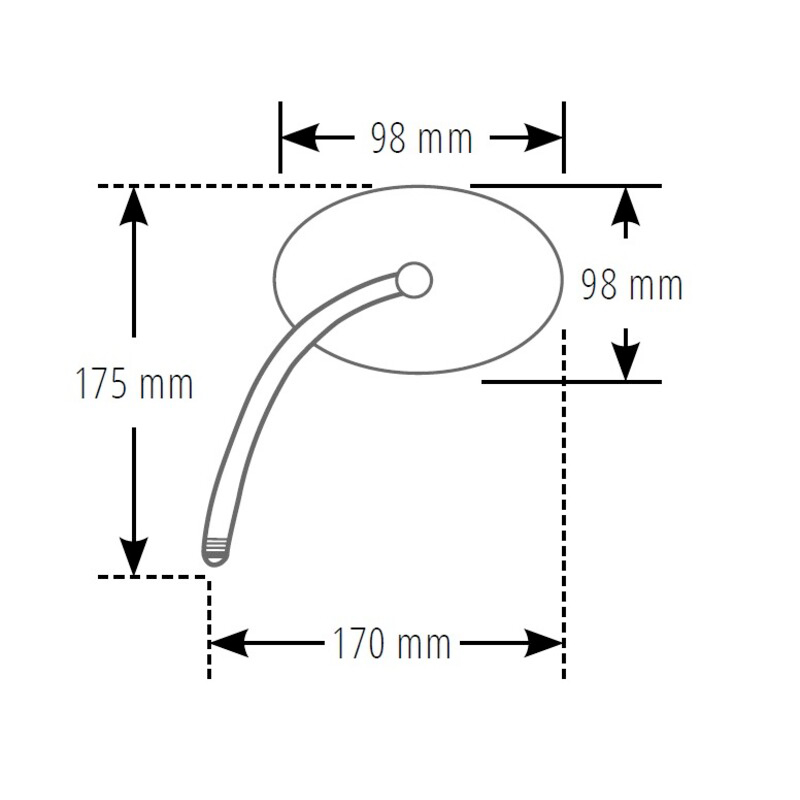 HIGHSIDER pro-Lenkerspiegel M10x1,25R/L/M10x1,5R Conero-0001785113000000