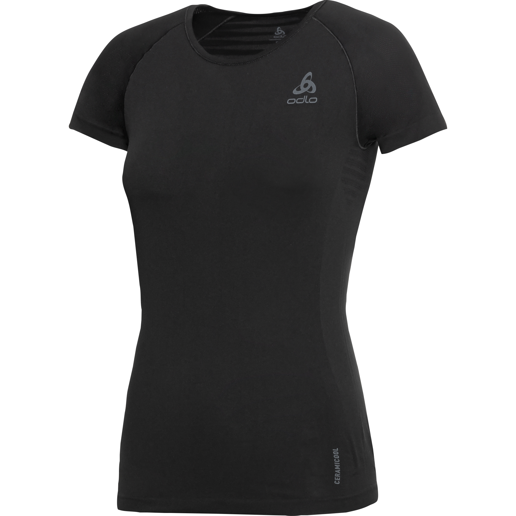 Odlo Performance X-Light ECO Damen T-Shirt schwarz S - Motorradbekleidung - Wetterschutzkleidung