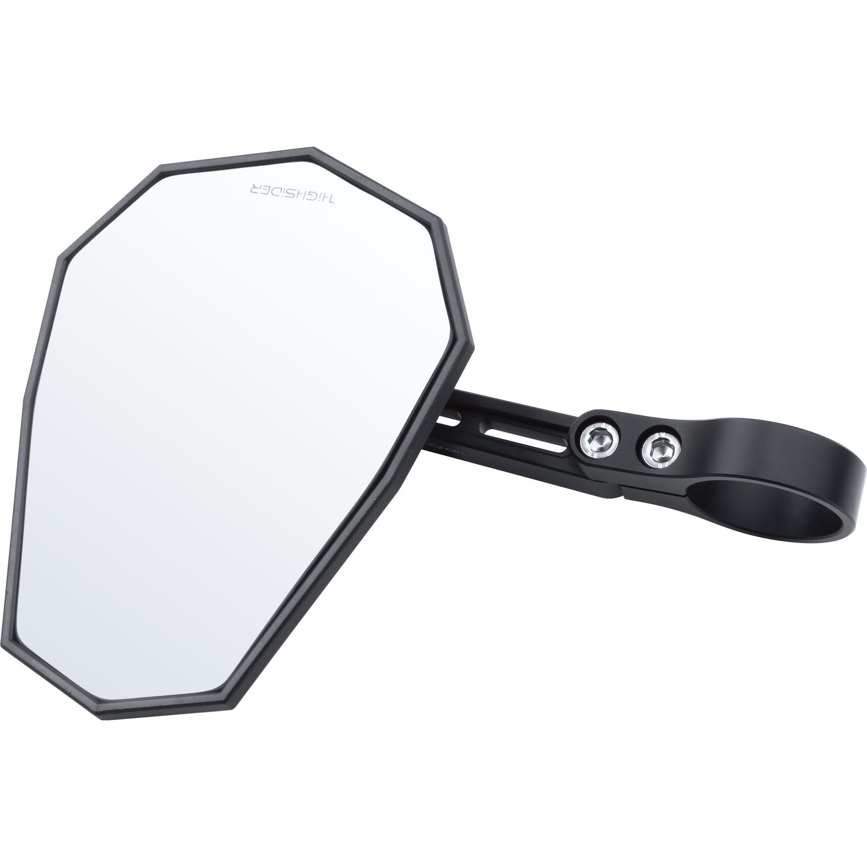 Highsider-Lenkerendenspiegel für 22/25,4/30mm Stealth X5 schwarz-5733341112004830