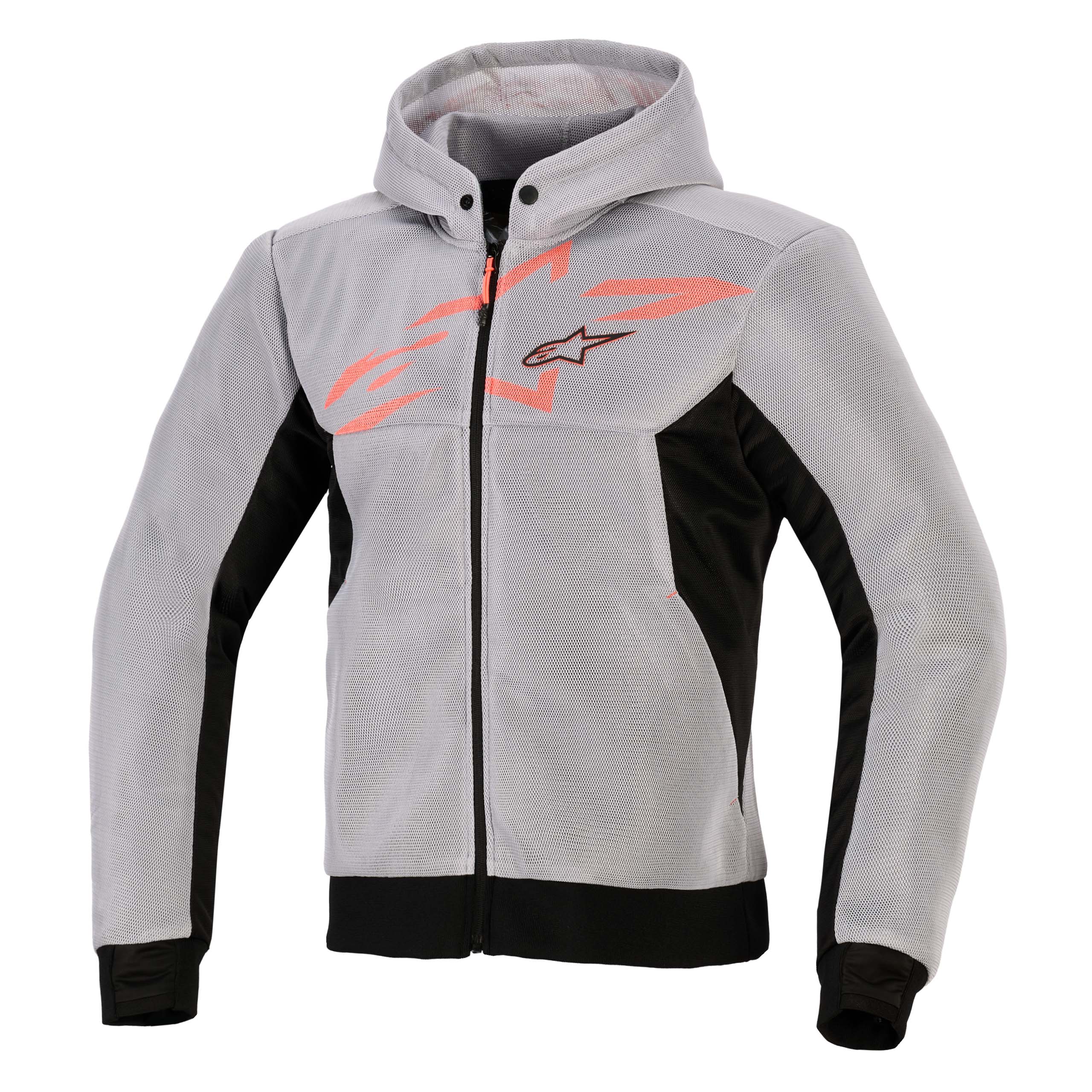 Alpinestars Chrome Superairflow Hoodie schwarz/mittelgrau/weiß