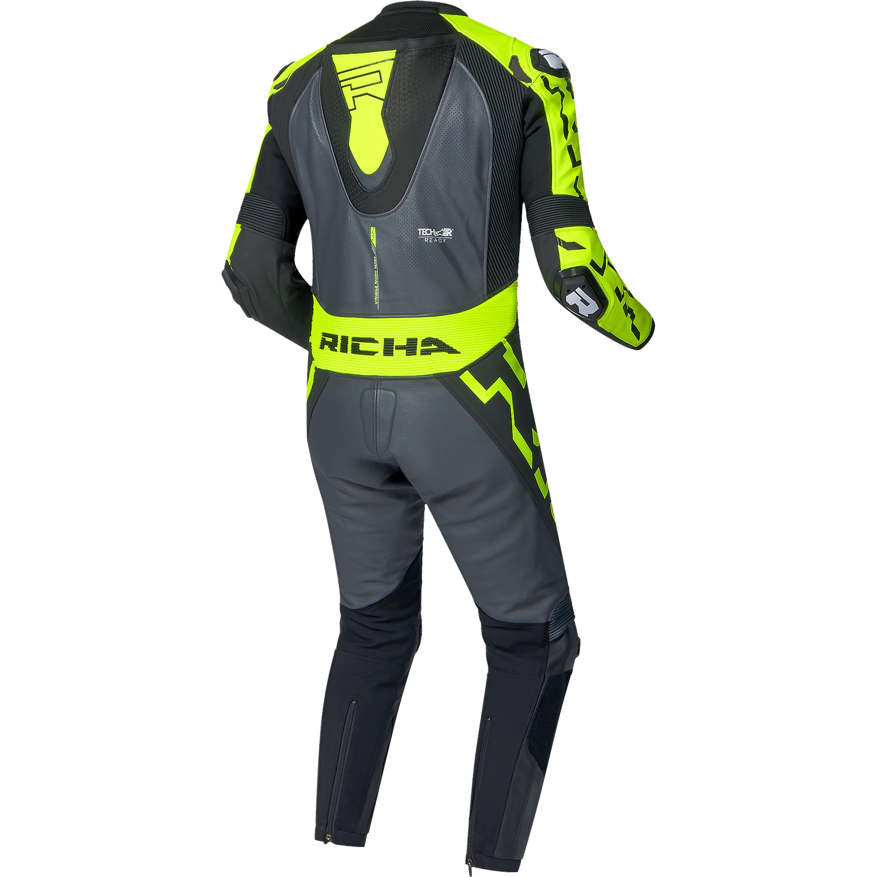 Richa-Stradale GP Lederkombi 1-tlg. gelb/grau 50-0001835999065306