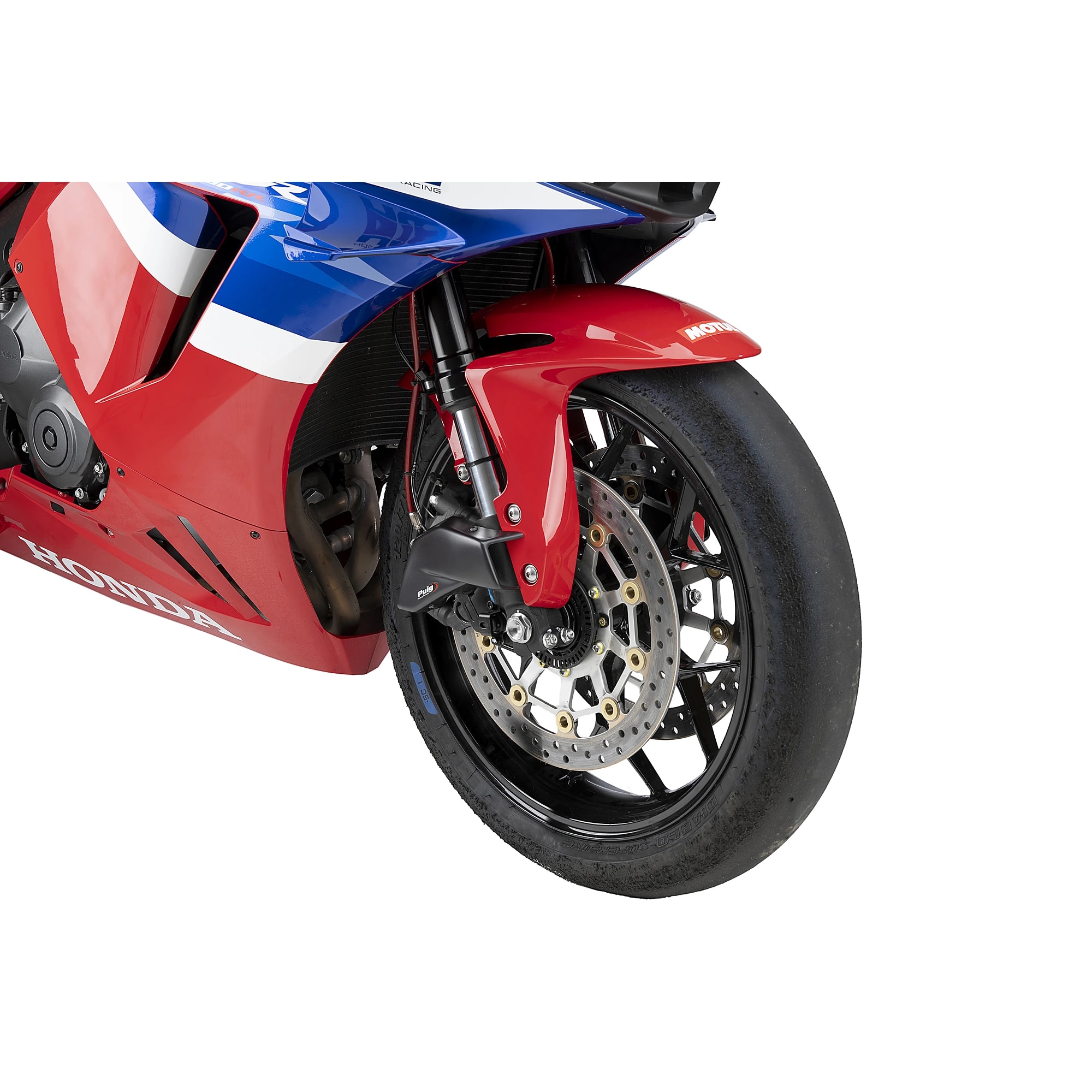 Puig Bremsenkühler vorne Kanal mattschwarz für CBR 600 RR 2013- - Motorradteile & Ersatzteile - Bremsen