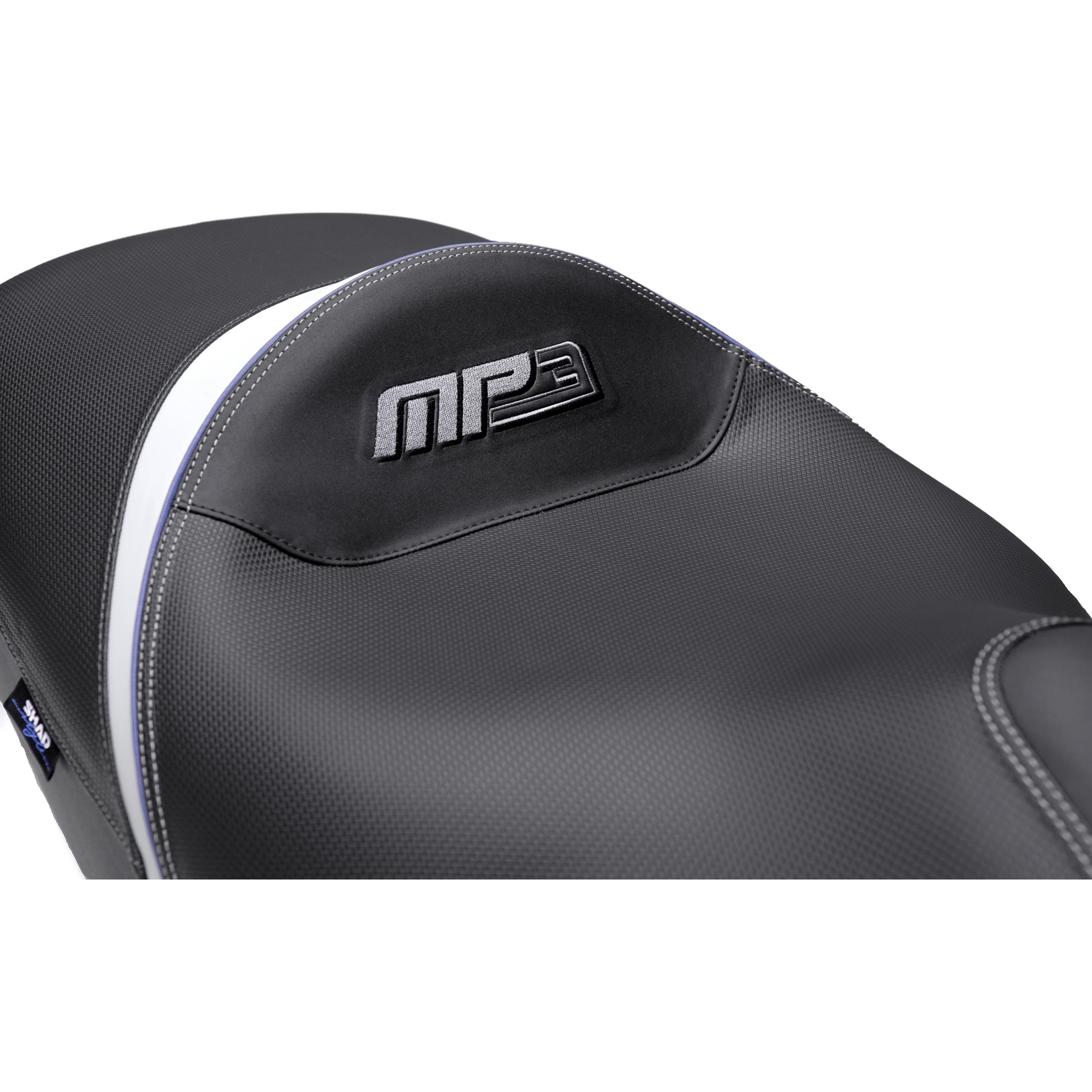 Shad-Komfort Sitzbank für Piaggio MP3 schwarz/weiß-5689721109010032