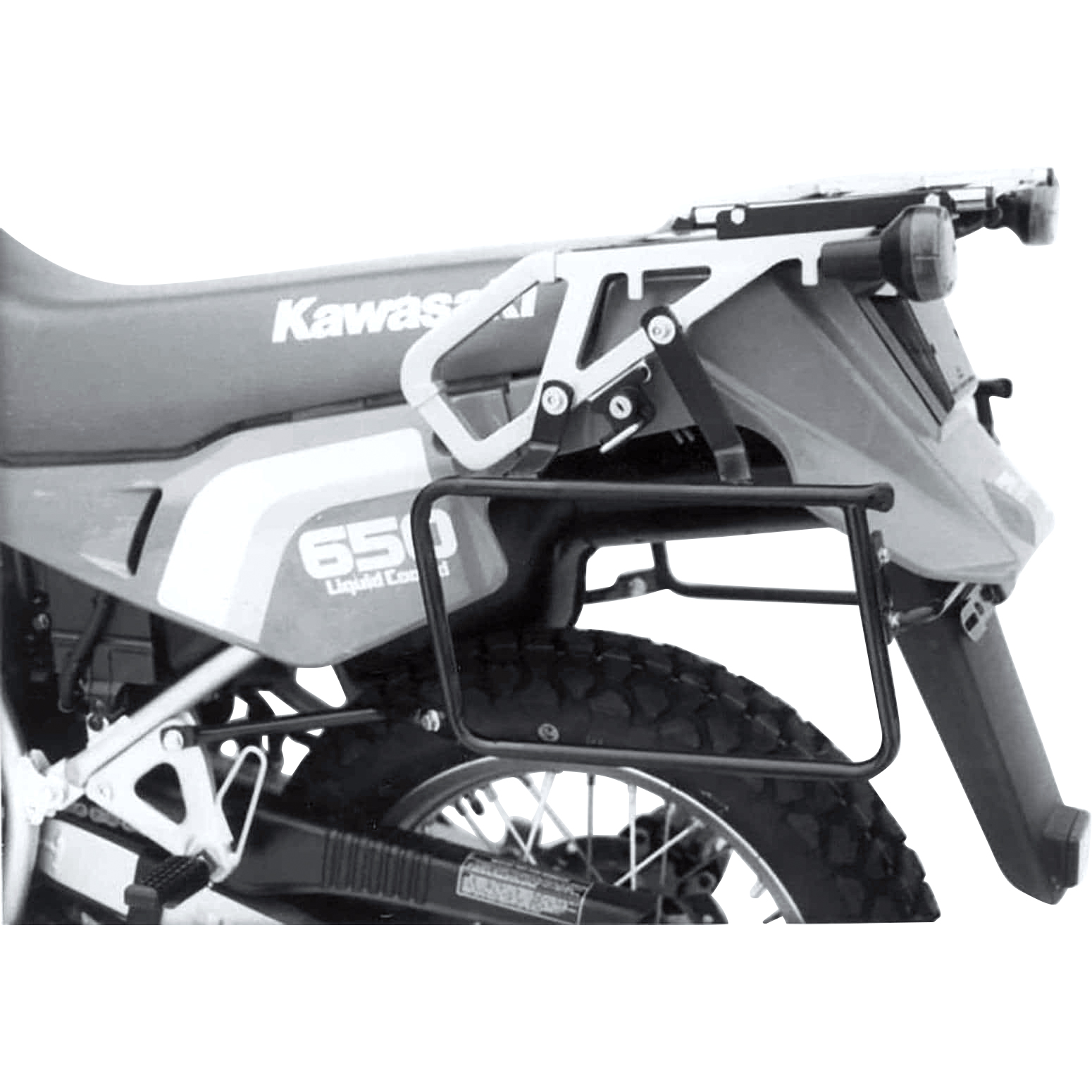Hepco & Becker Seitenkofferträger schwarz für Kawasaki KLR 650 1987-1992 - Motorradzubehör - Motorradgepäck