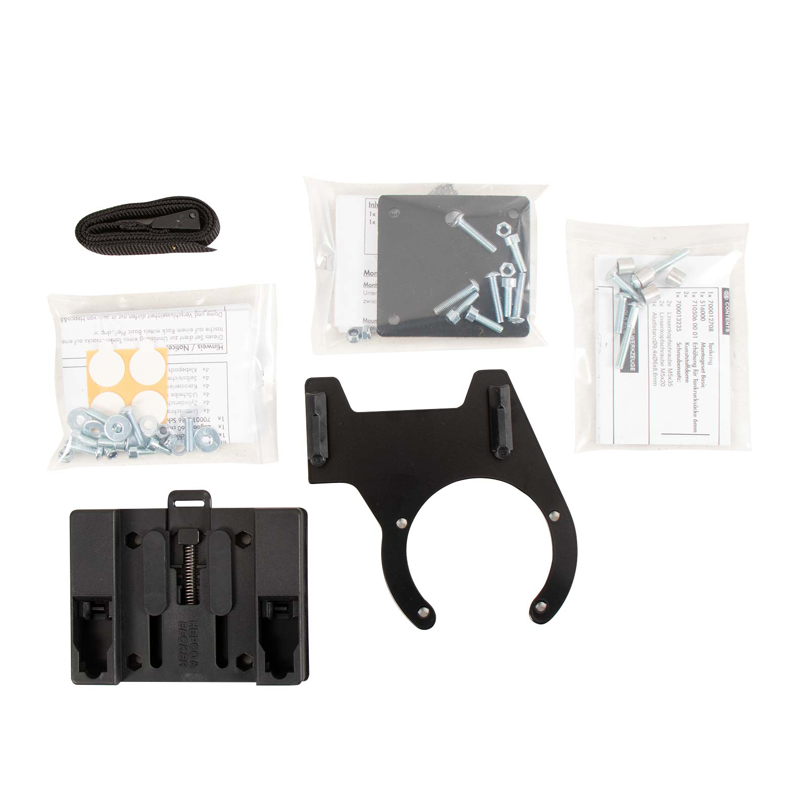 Hepco & Becker Lock-it Tankring Basic für Yamaha XSR 900 2016-2021 - Motorradzubehör - Motorradgepäck