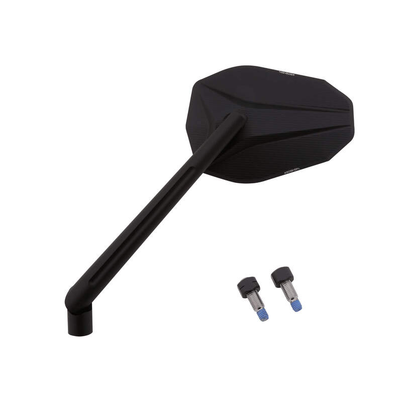 HIGHSIDER pro Lenkerspiegel M10x1,25R/L Victory-X XL schwarz - Motorradteile & Ersatzteile - Motorradspiegel