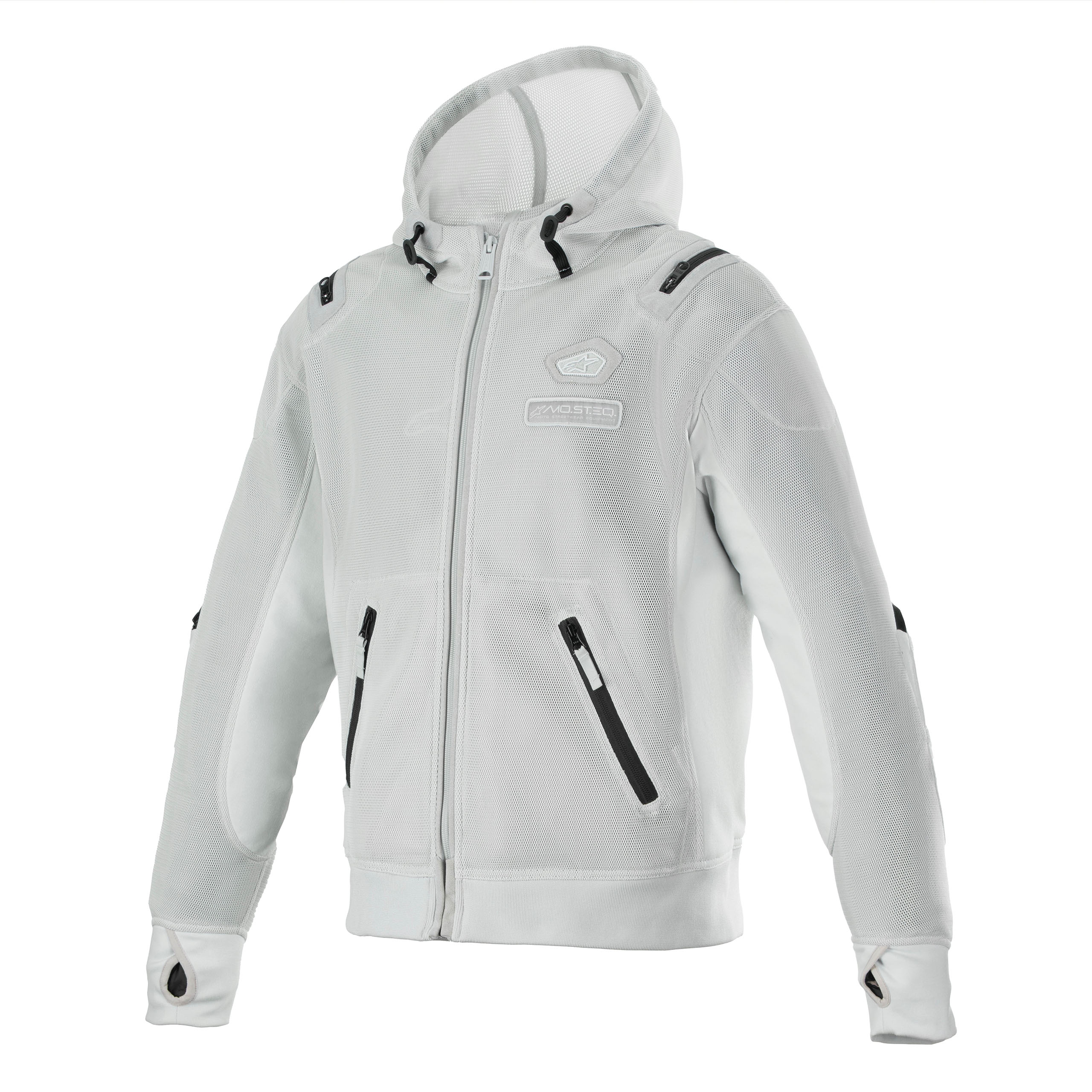 Alpinestars Moflow Air Tech Hoodie grau M - Motorradbekleidung - Motorradjacken