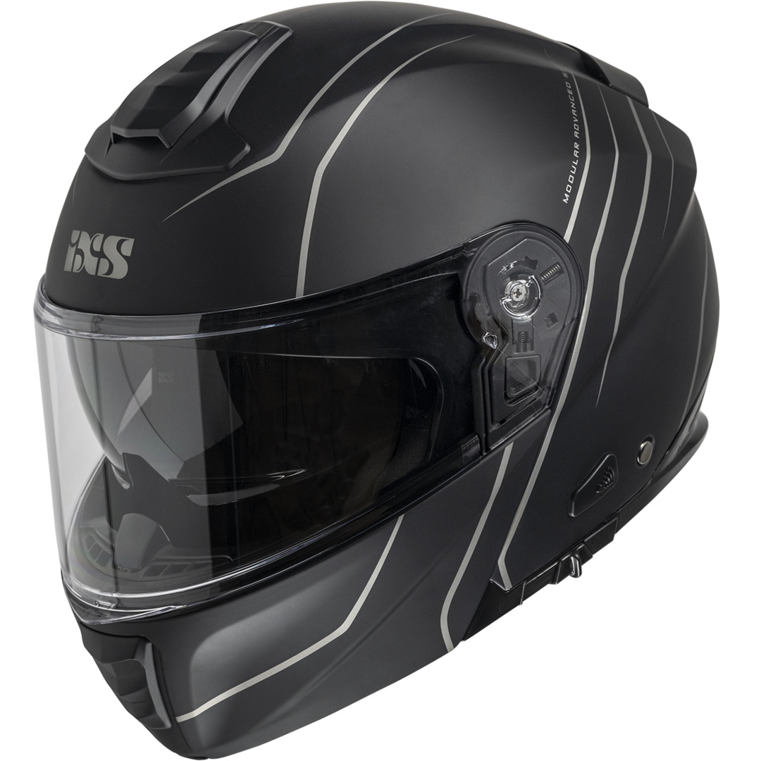 IXS Klapphelm iXS460 FG 2.0 mattschwarz/grau XL - Helme & Brillen - Motorradhelme