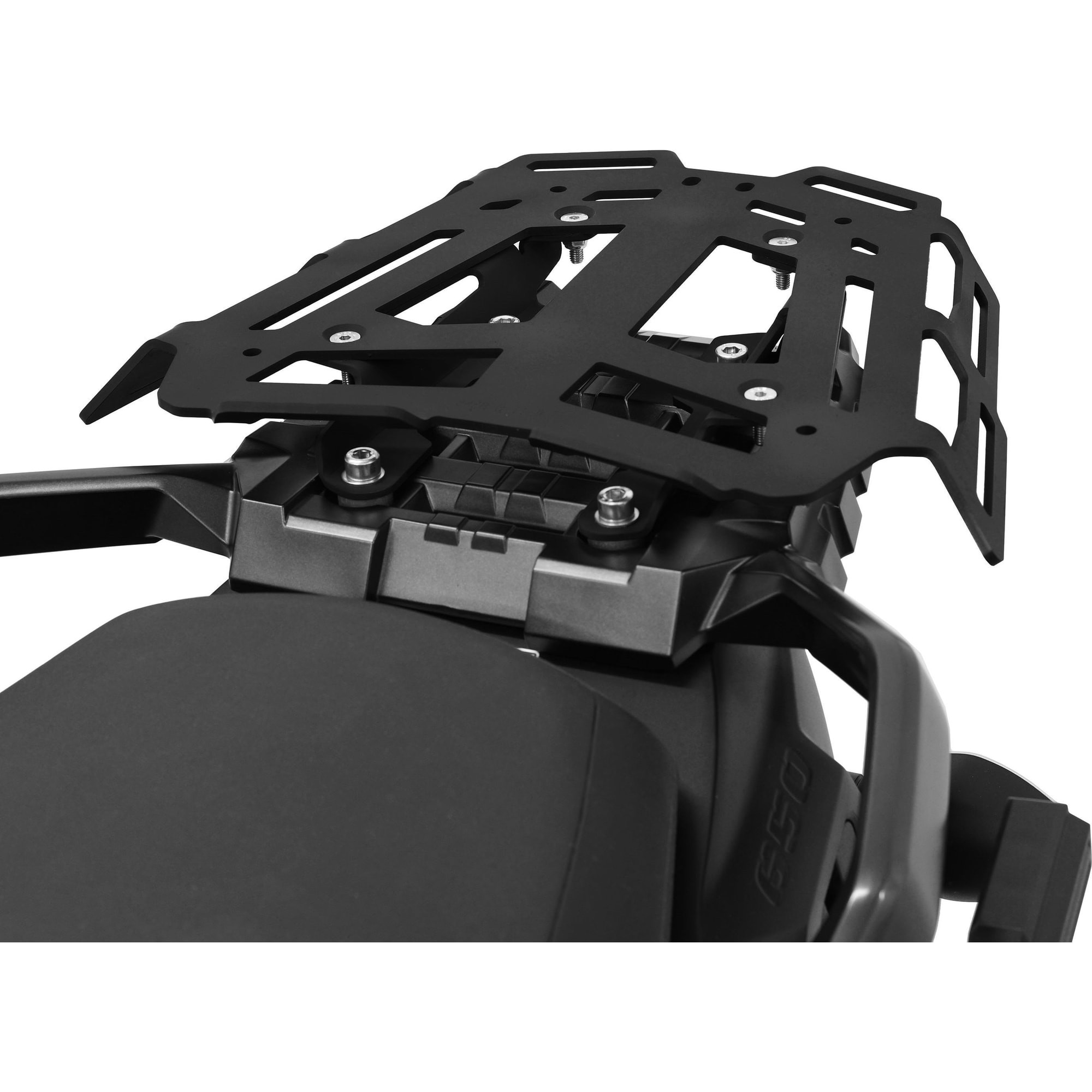 Zieger Gepäckbrücke Alu schwarz für Suzuki DL 650 V-Strom 2016- - Motorradzubehör - Motorradgepäck