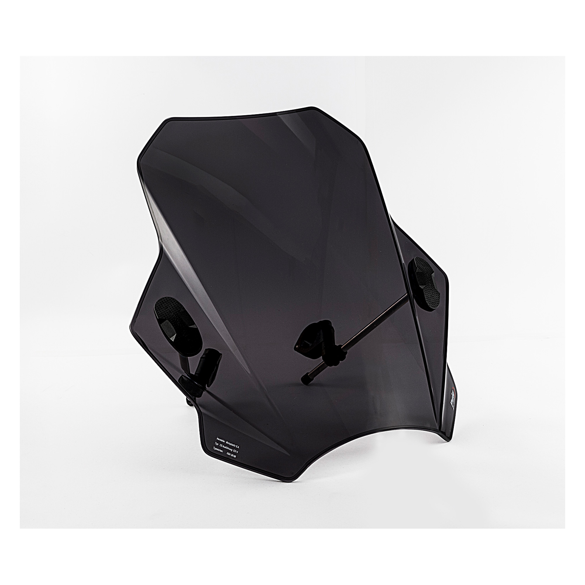 Puig windscreen Bat 430x390x3mm dark tinted