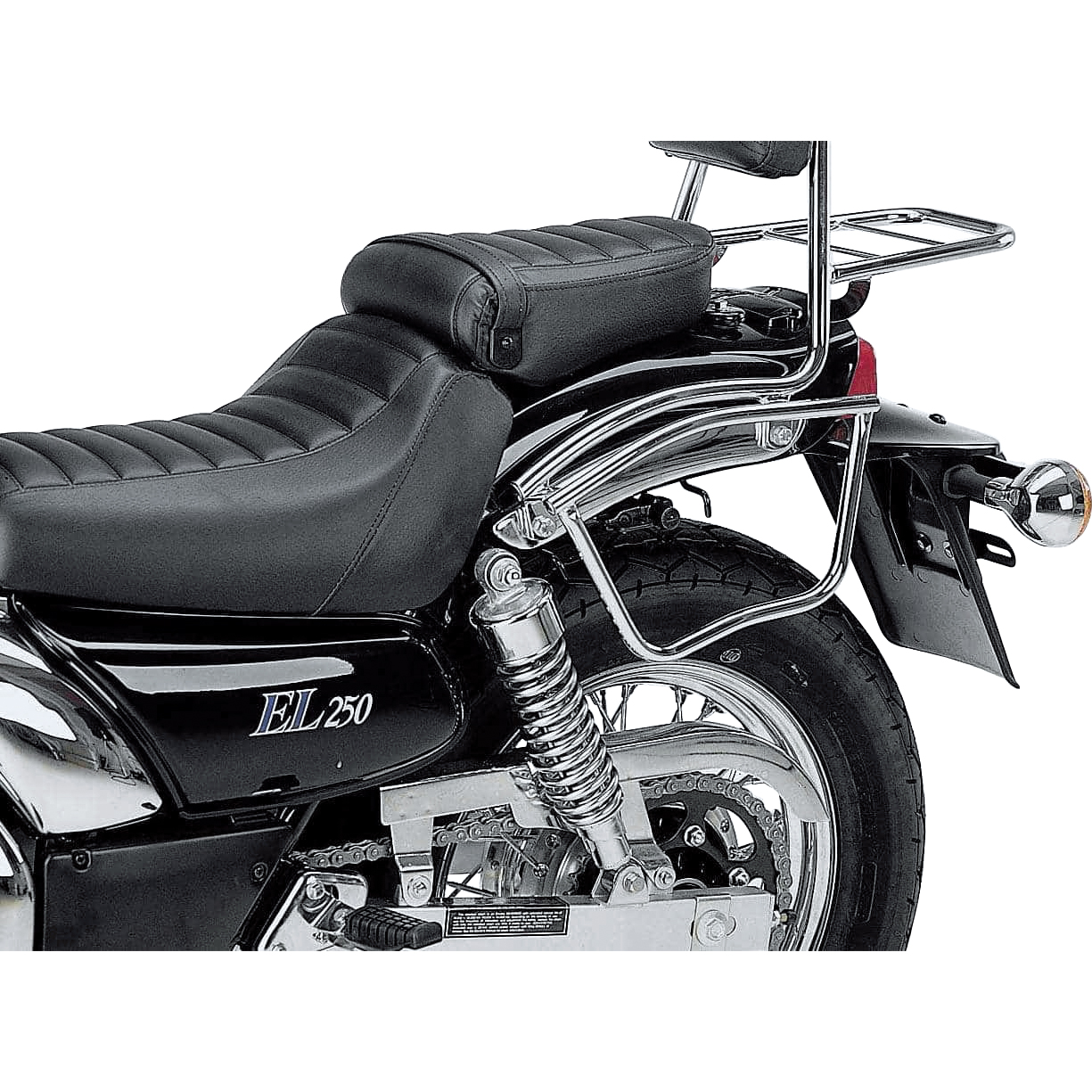 Hepco & Becker Packtaschenhalter chrom für Kawasaki EL 250/252 - Motorradzubehör - Motorradgepäck