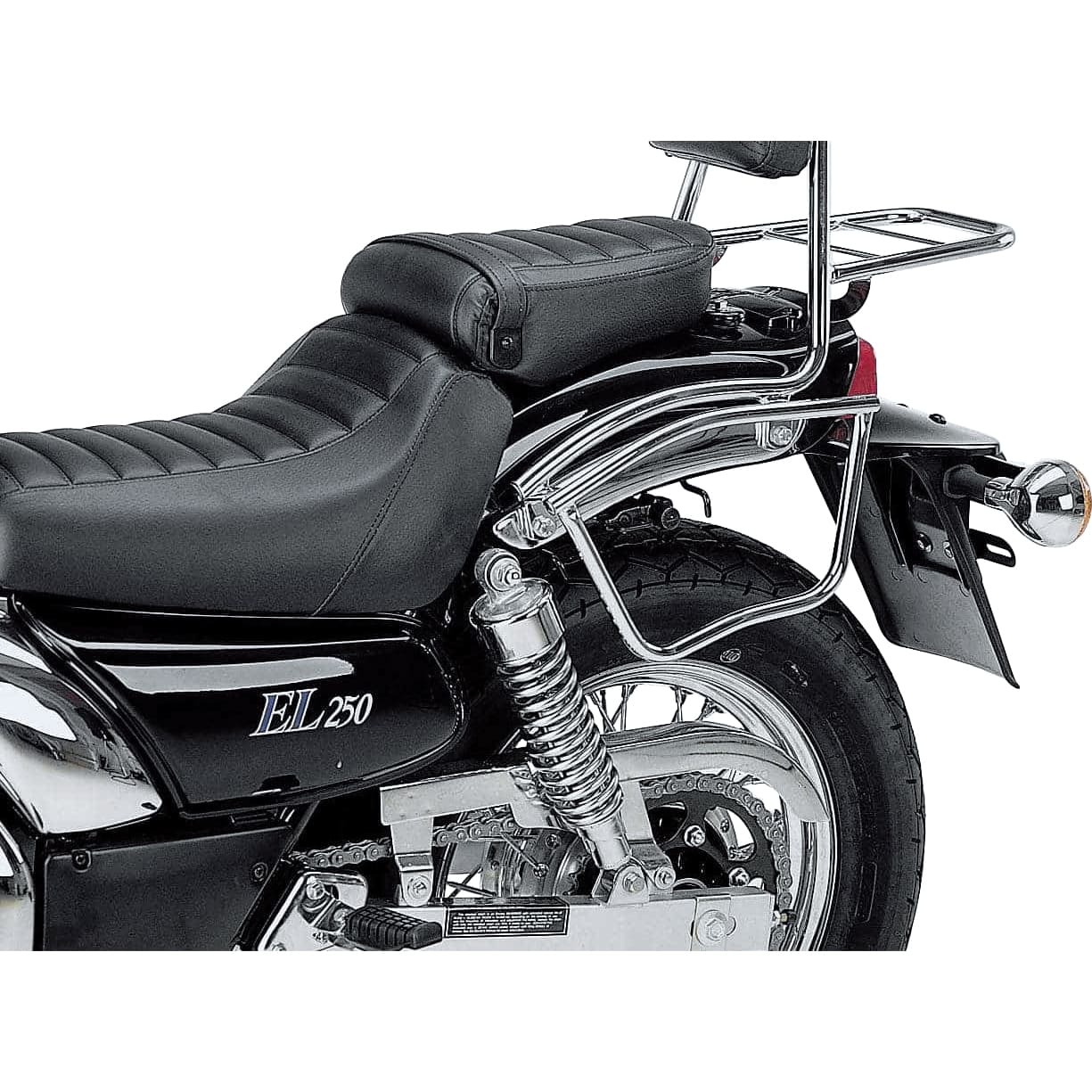 Hepco & Becker Packtaschenhalter chrom für Kawasaki EL 250/252 - Motorradzubehör - Motorradgepäck