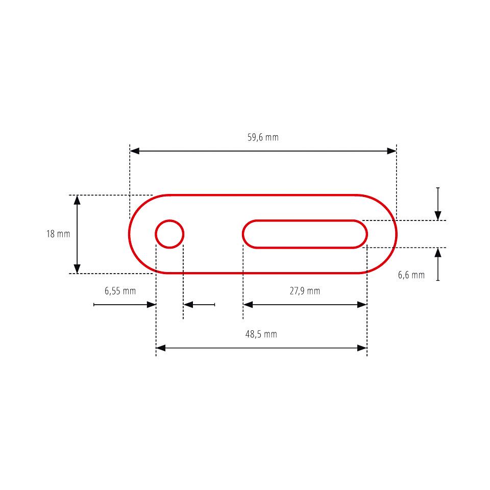Highsider-Adapterpaar für Verkleidungsspiegel kurz 20-42,5mm offen-5706311174007000