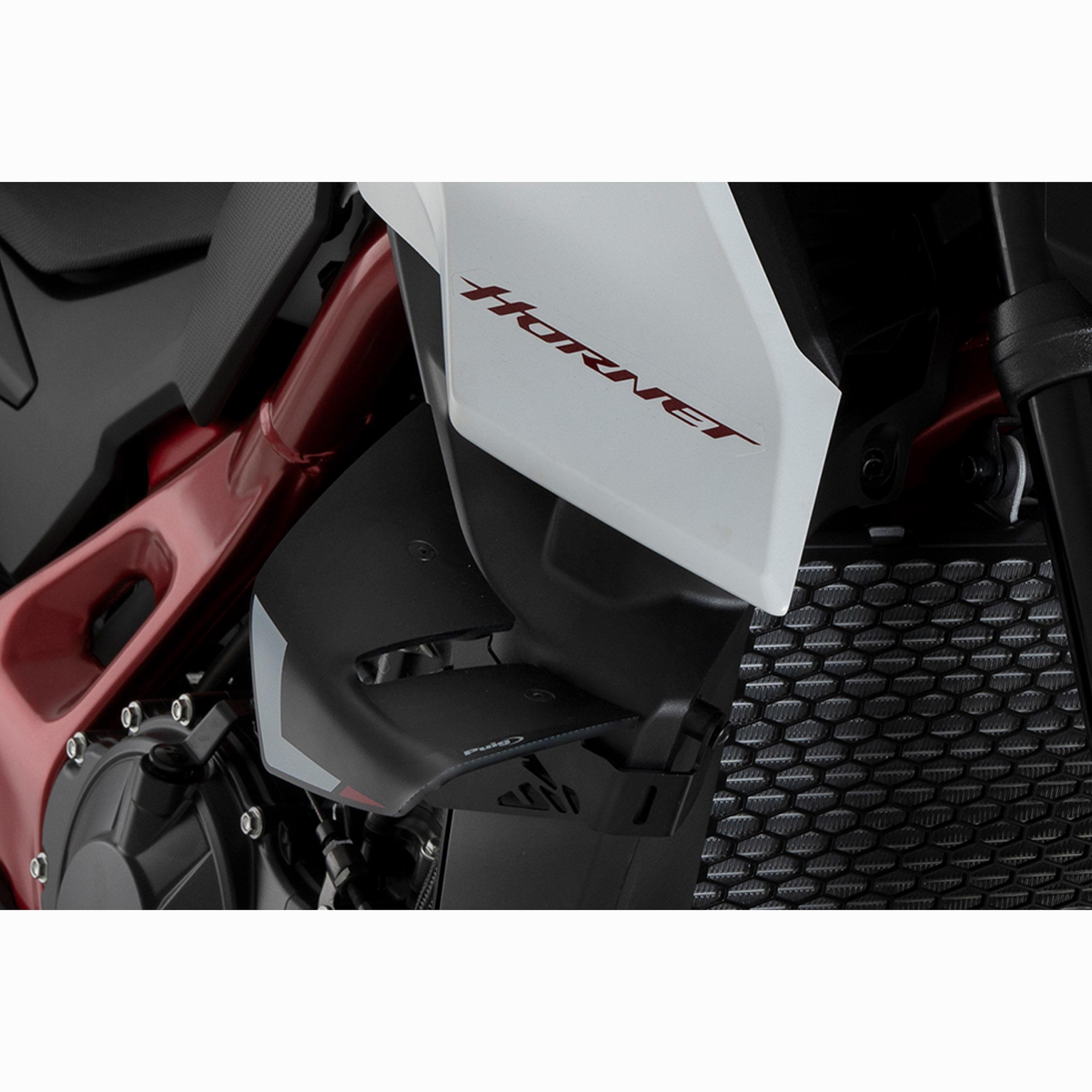Puig Winglets Side mattschwarz/weiß für CB 750 Hornet 2025- - Motorradteile & Ersatzteile - Verkleidungen & Abdeckungen