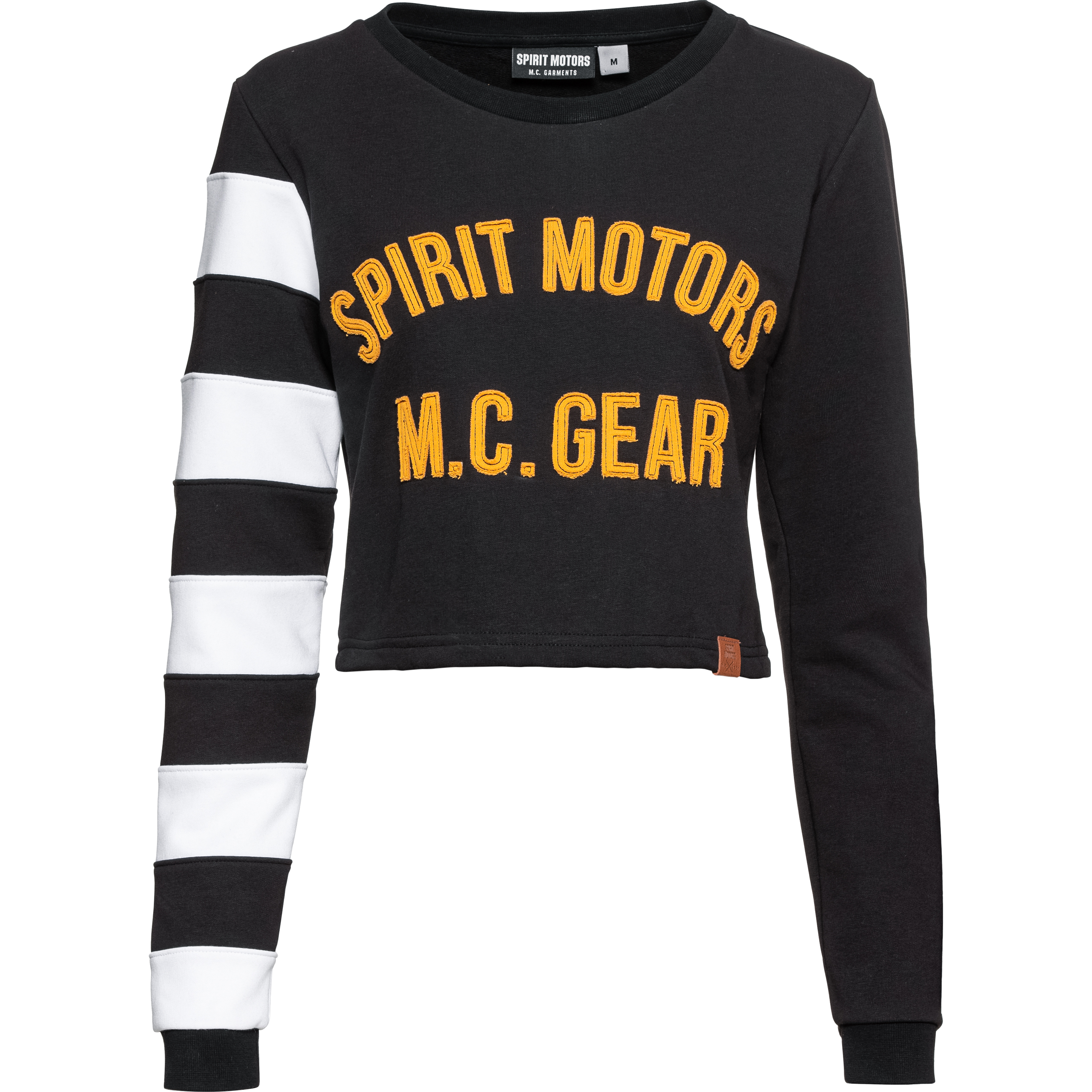 Spirit Motors Racing Rachel Damen Longsleeve schwarz/weiß S - Motorradbekleidung - Freizeitbekleidung