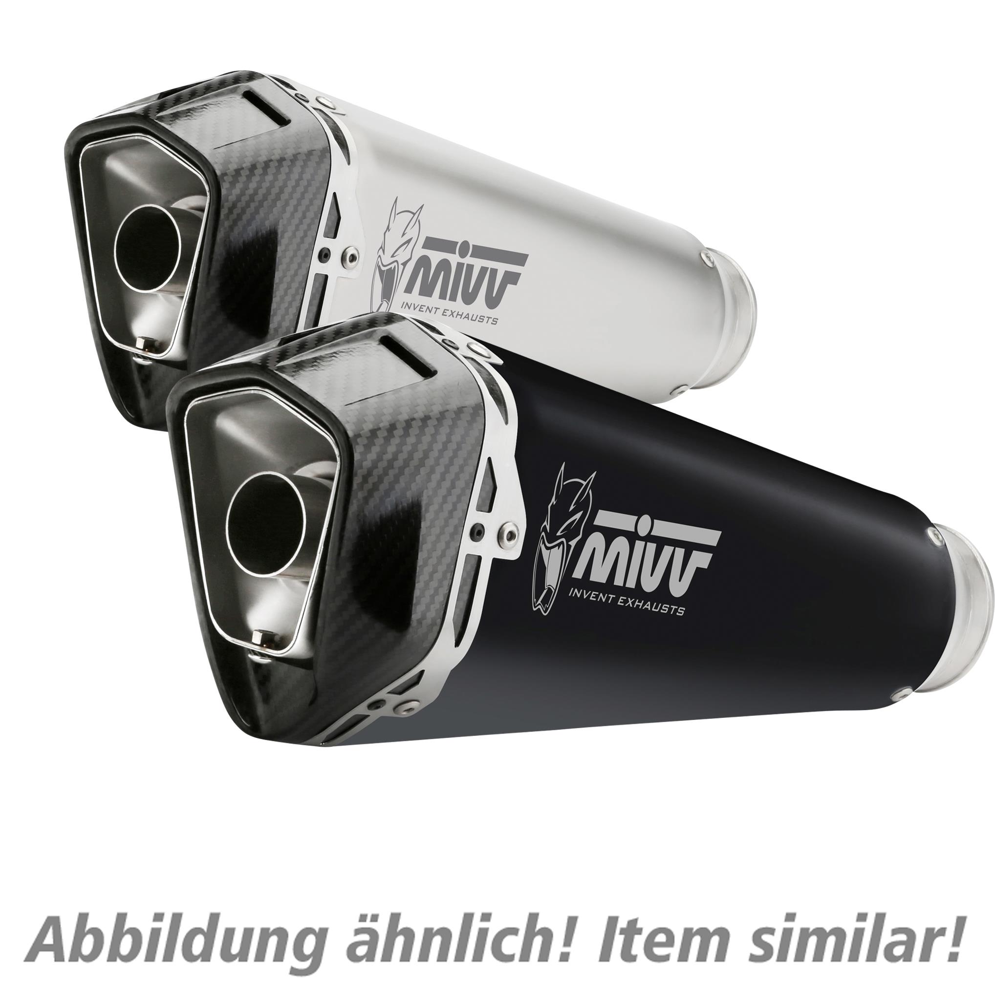 MIVV-Delta Race Auspuff silber D.041.KDRX für Ducati Monster-5734581000010060