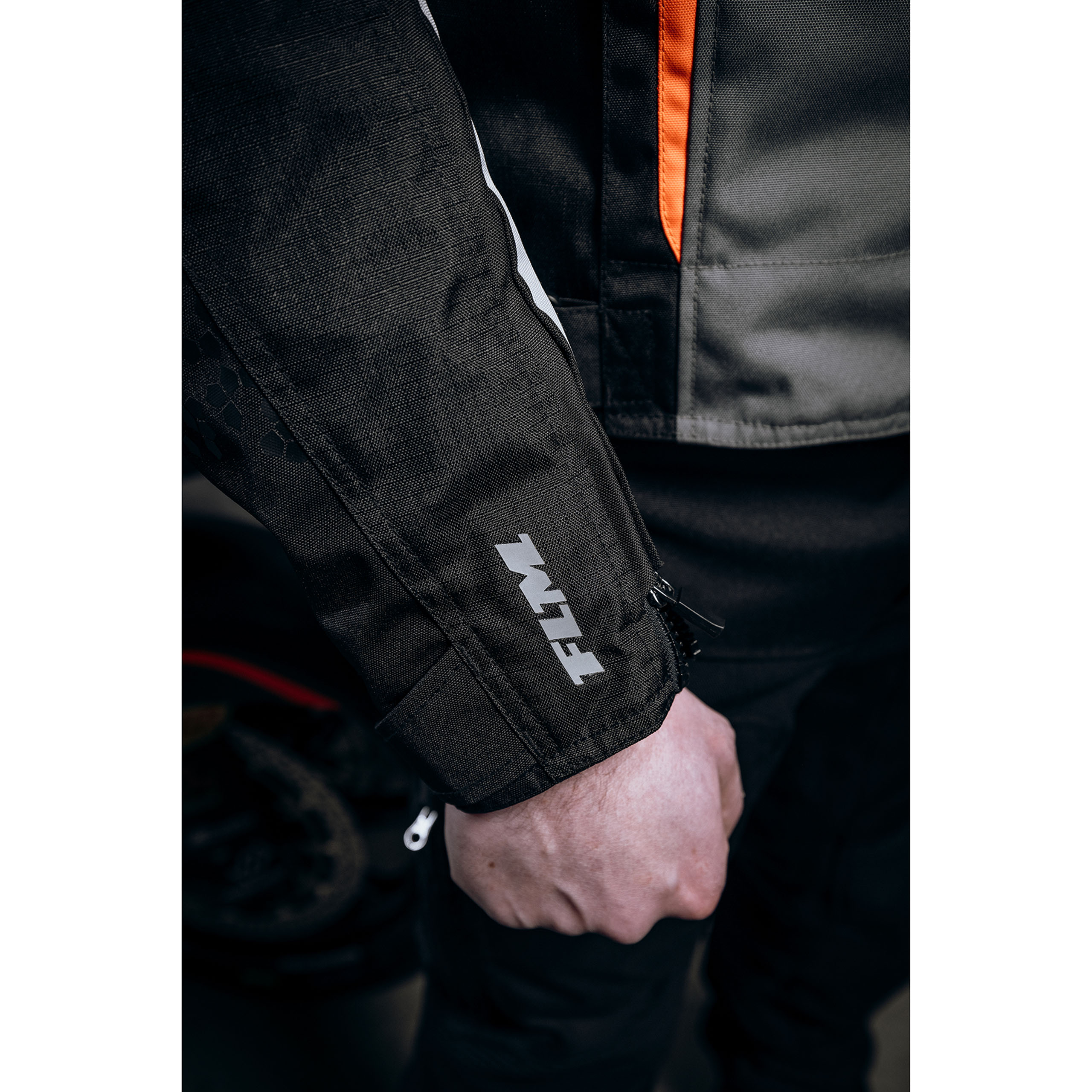 FLM-Fuel WP Textiljacke grau/rot XXL-2019291999002012