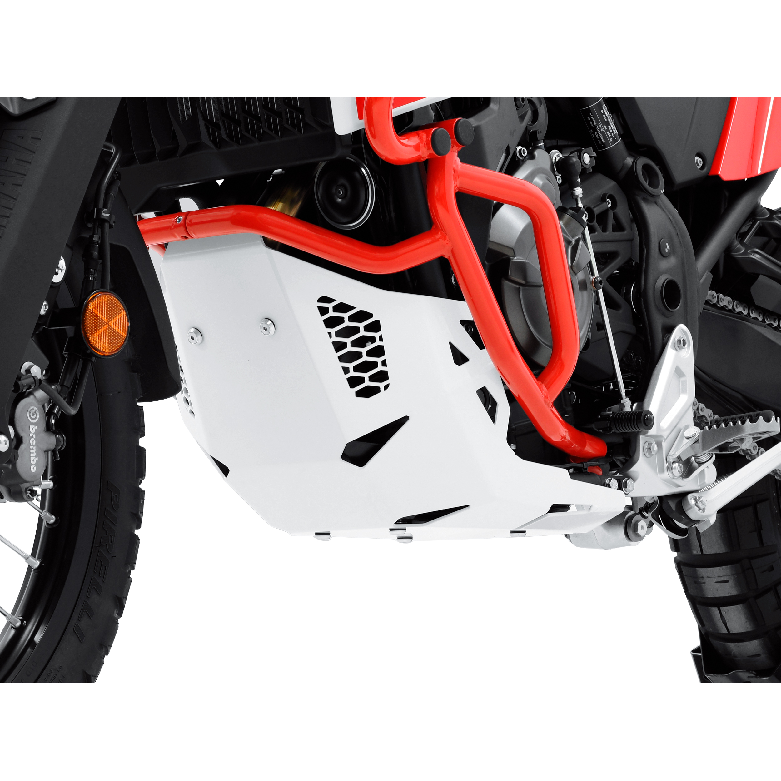 Zieger Motorschutz Alu weiß für Yamaha Tenere 700 2019-2020 - Motorradteile & Ersatzteile - Verkleidungen & Abdeckungen