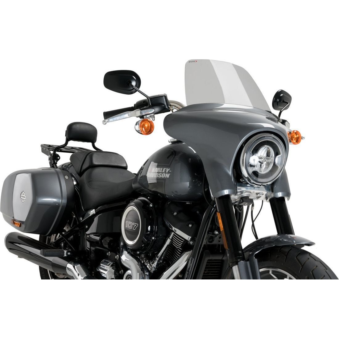 Puig Tourenscheibe High-Road getönt für Harley-Davidson Sport Gli - Motorradteile & Ersatzteile - Verkleidungen & Abdeckungen