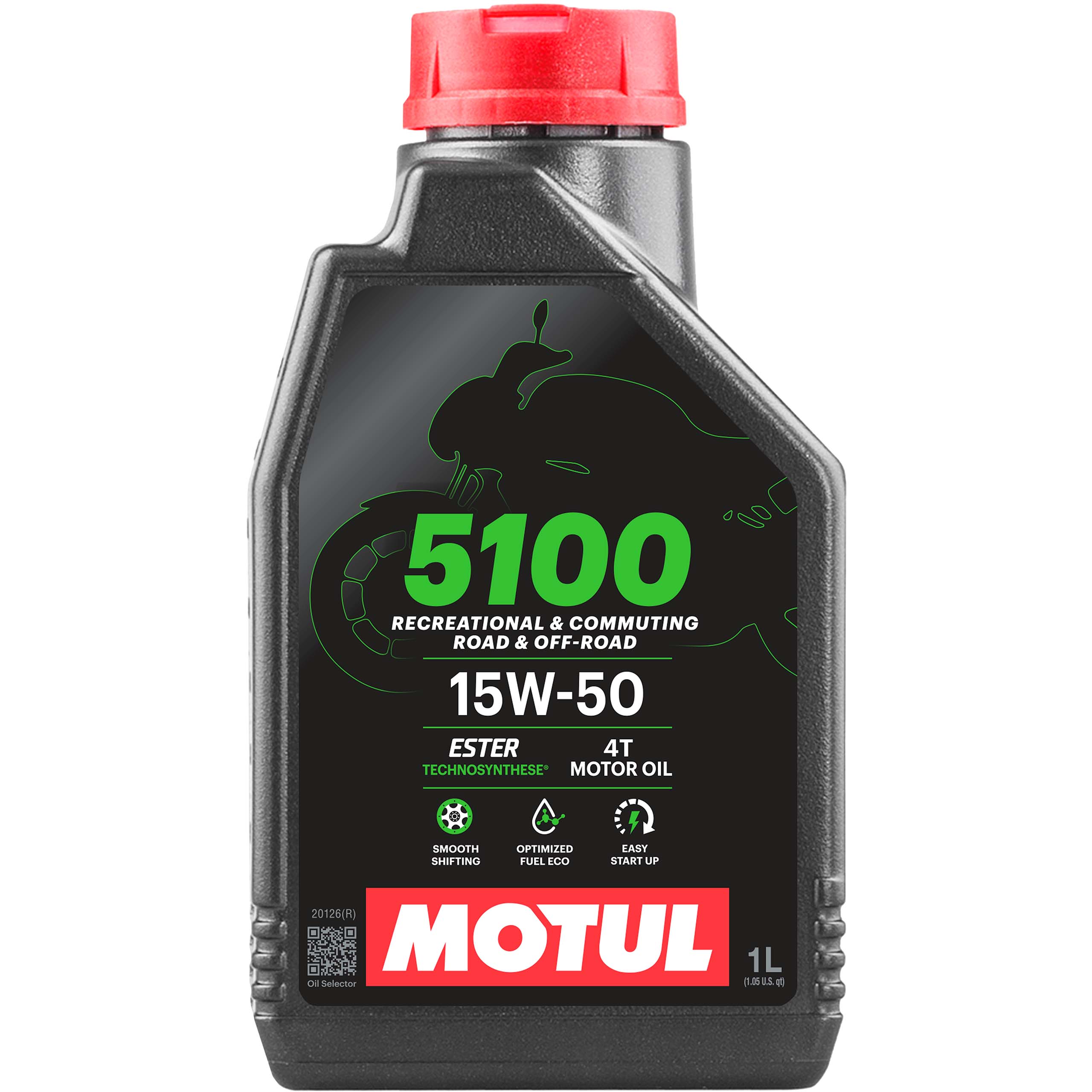 Motul 5100 4T 15W-50 semi-synthetic engine oil 1 liter
