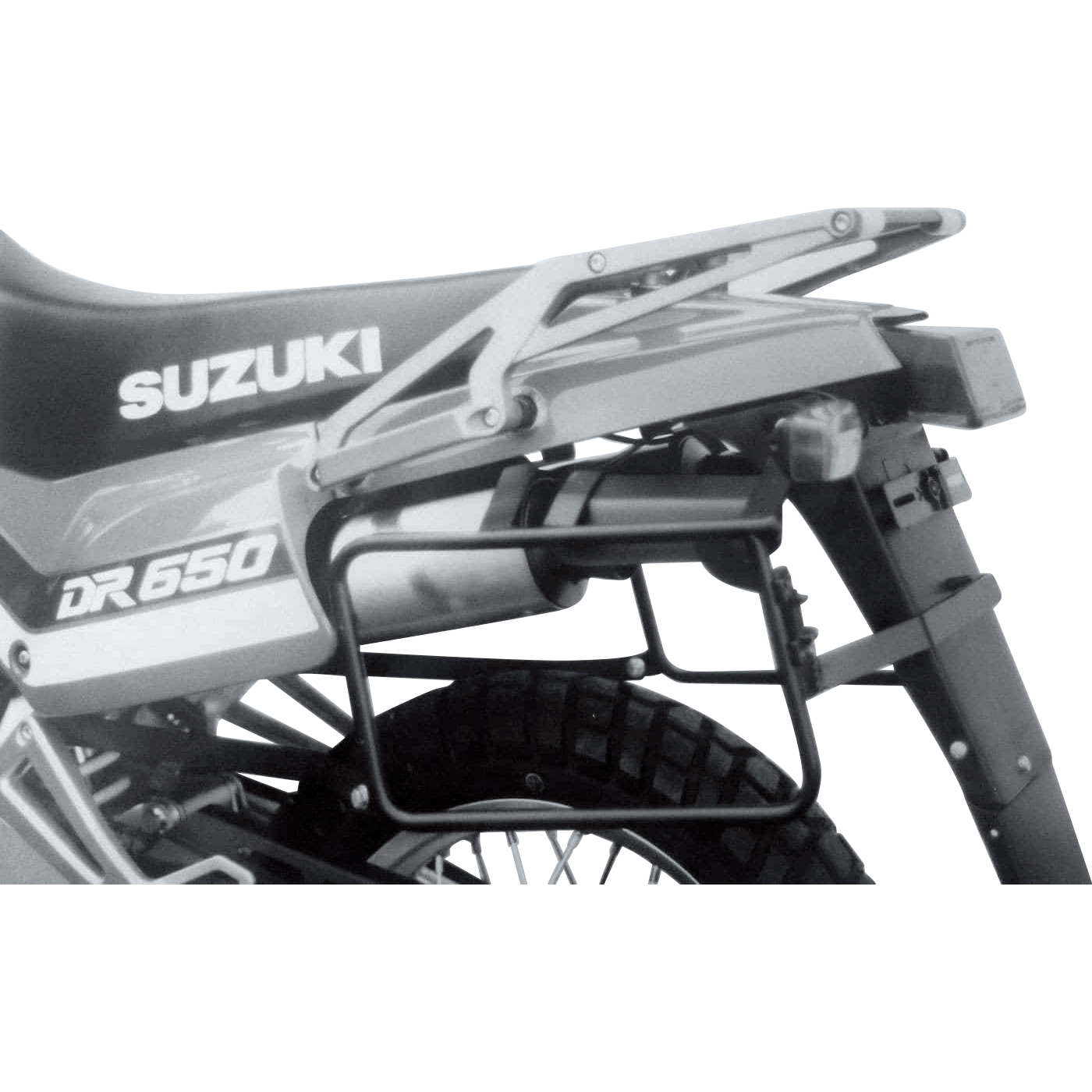 Hepco & Becker Seitenkofferträger schwarz für Suzuki DR 650 RS/RSE - Motorradzubehör - Motorradgepäck
