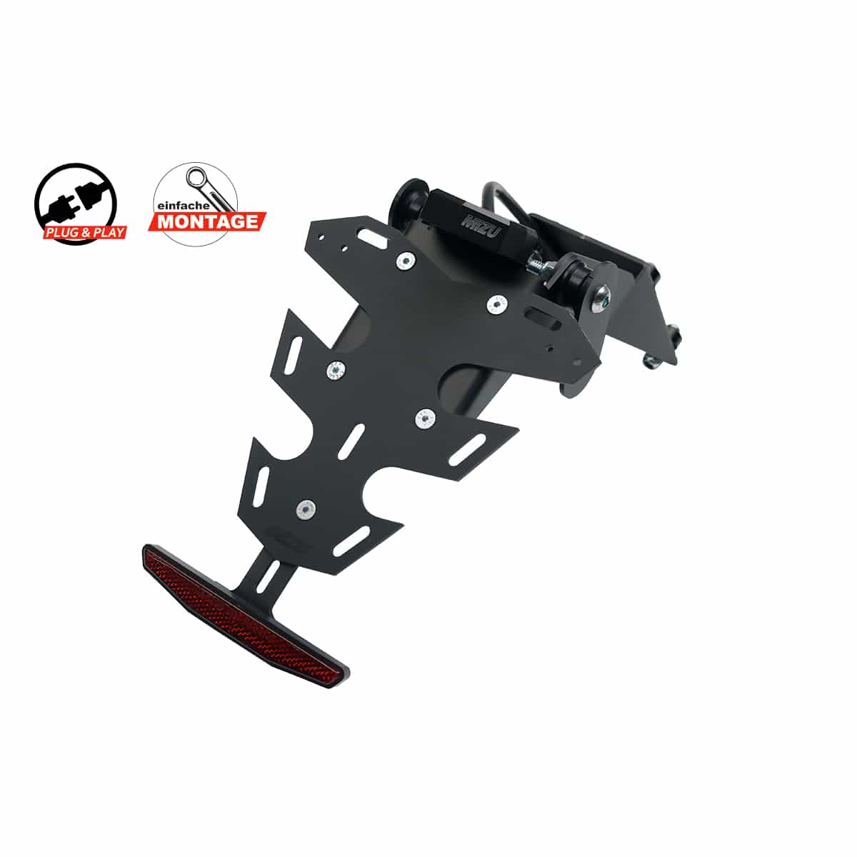 Mizu Kennzeichenhalter Plug & Play AT für KTM 125/390 Duke 2024- - Motorradteile & Ersatzteile - Anbauteile