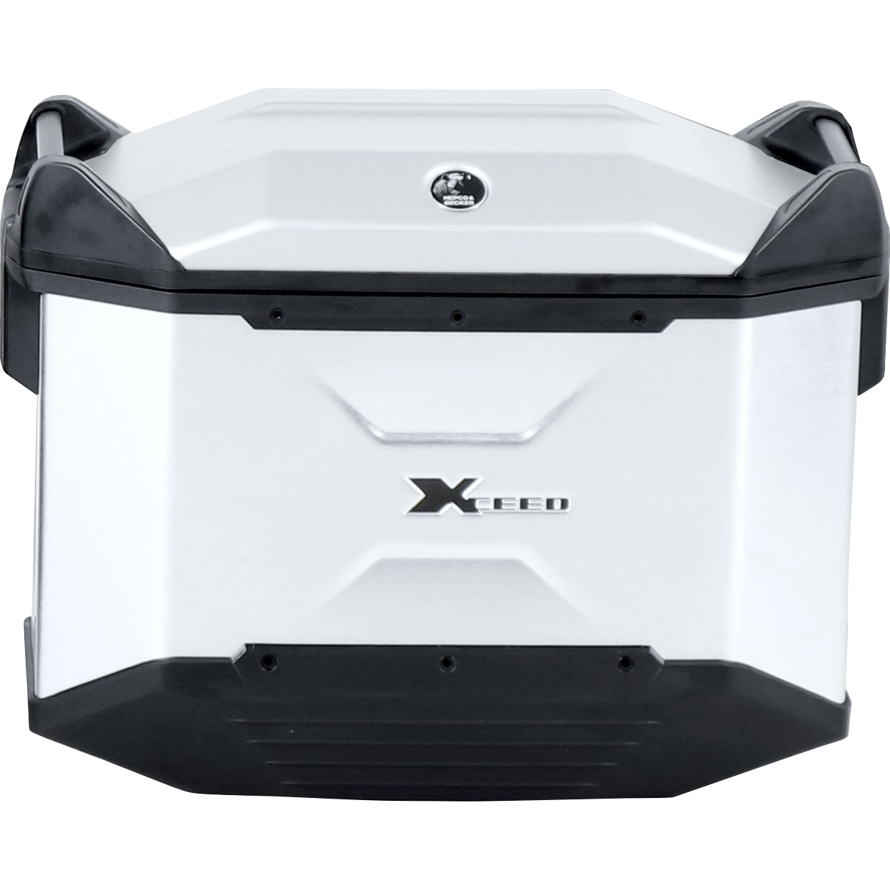 Hepco & Becker Topcase Xceed Aluminium 45 Liter silber - Motorradzubehör - Motorradgepäck