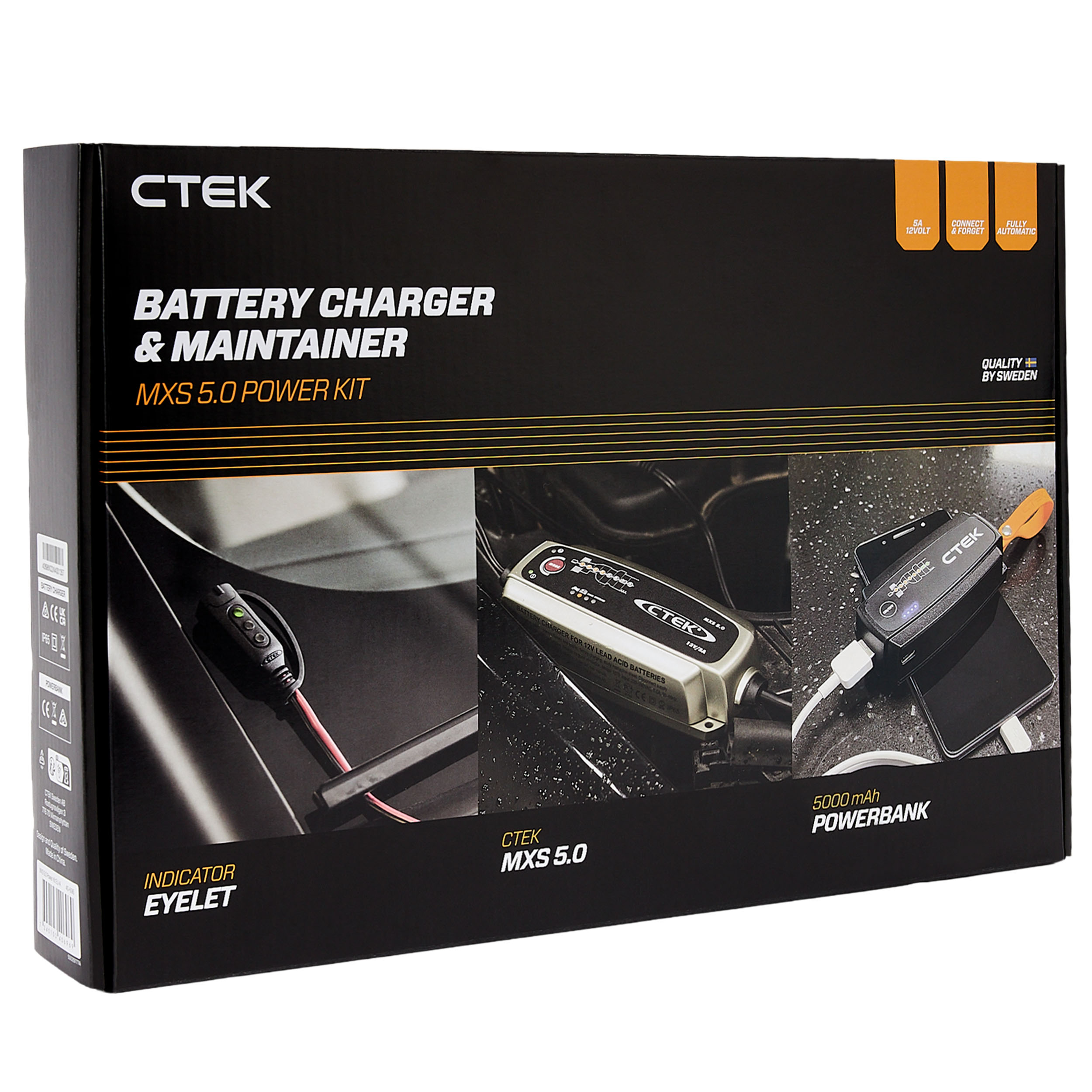 CTEK MXS 5.0 kit di alimentazione EU