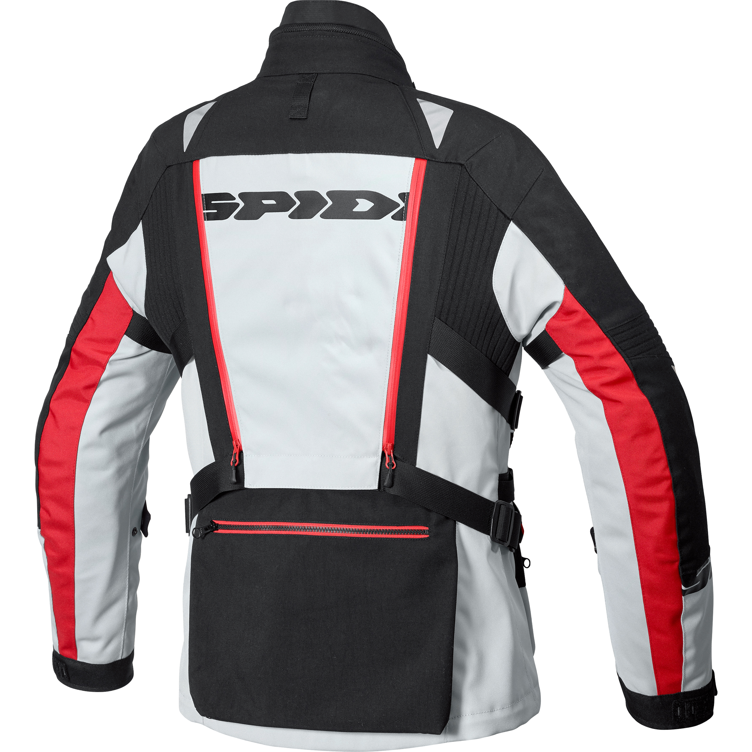 SPIDI-Allroad H2Out Textiljacke grau/rot L-2016381999002010