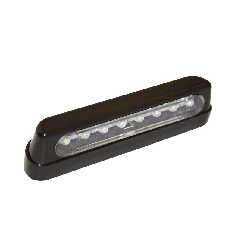 HIGHSIDER smart Kennzeichenbeleuchtung LED lang ABS 110x20,5x26mm - Motorradteile & Ersatzteile - Beleuchtung