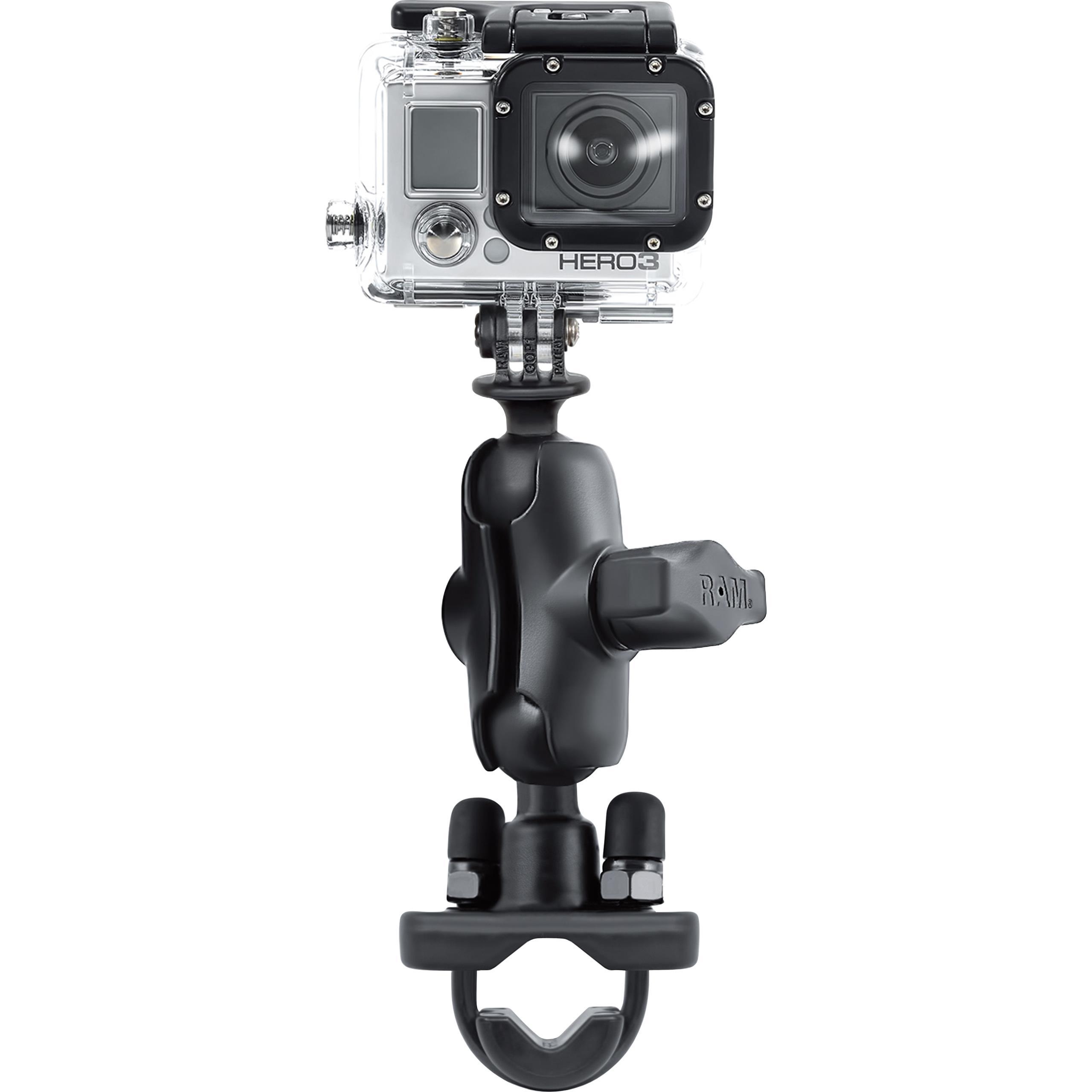 Ram Mounts-Kamera-Adapter mit Klemmschelle für GoPro Hero/Garmin VIRB-5710651177999000