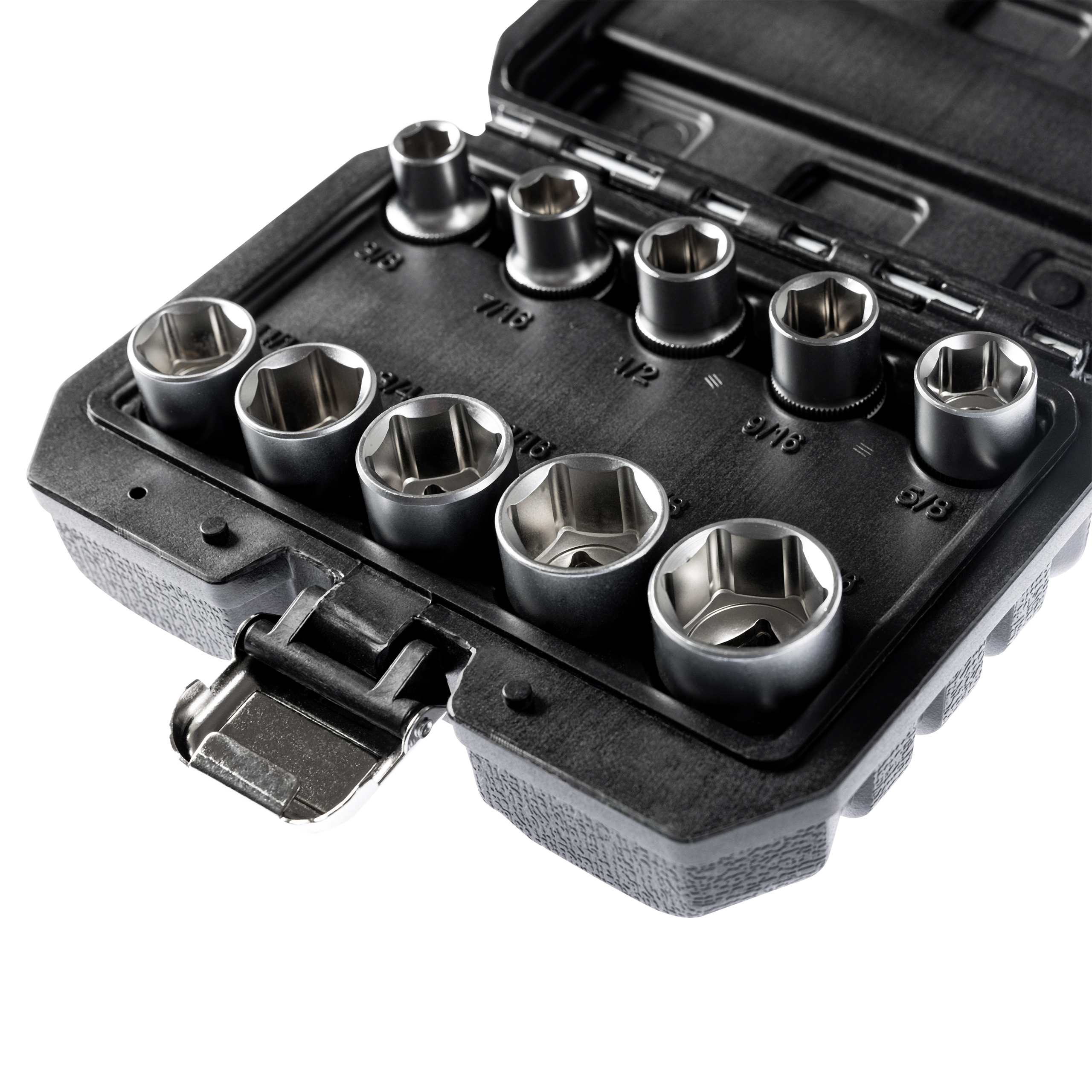 WGB-Steckschlüssel-Einsatz-Satz Zoll 12,5mm (1/2") 10-teilig-5753061001000211